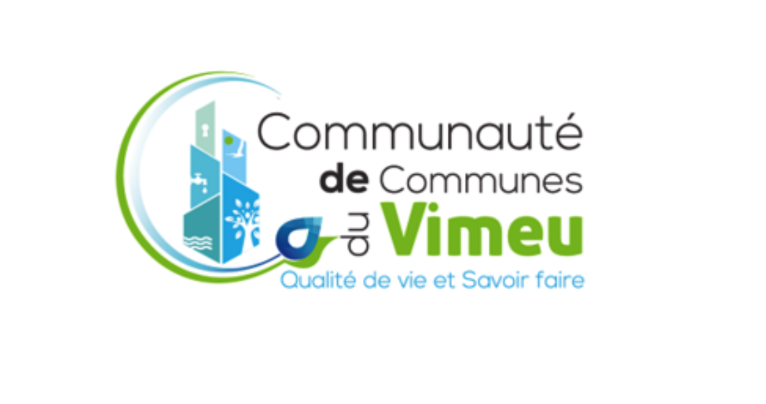 Logo de la Communauté de Communes du Vimeu avec texte en français
