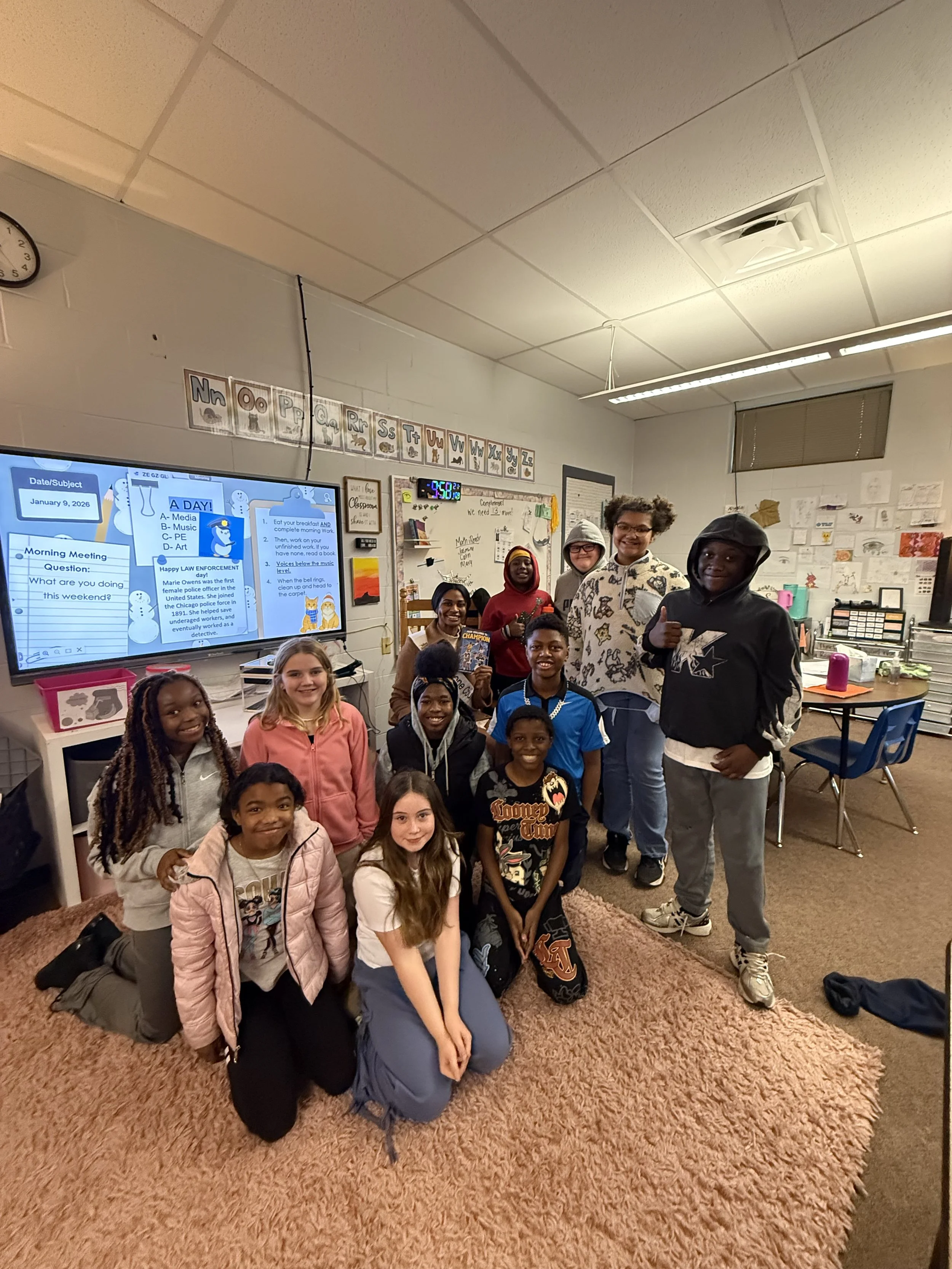 Alpha Hart Lewis Elementary School Visit