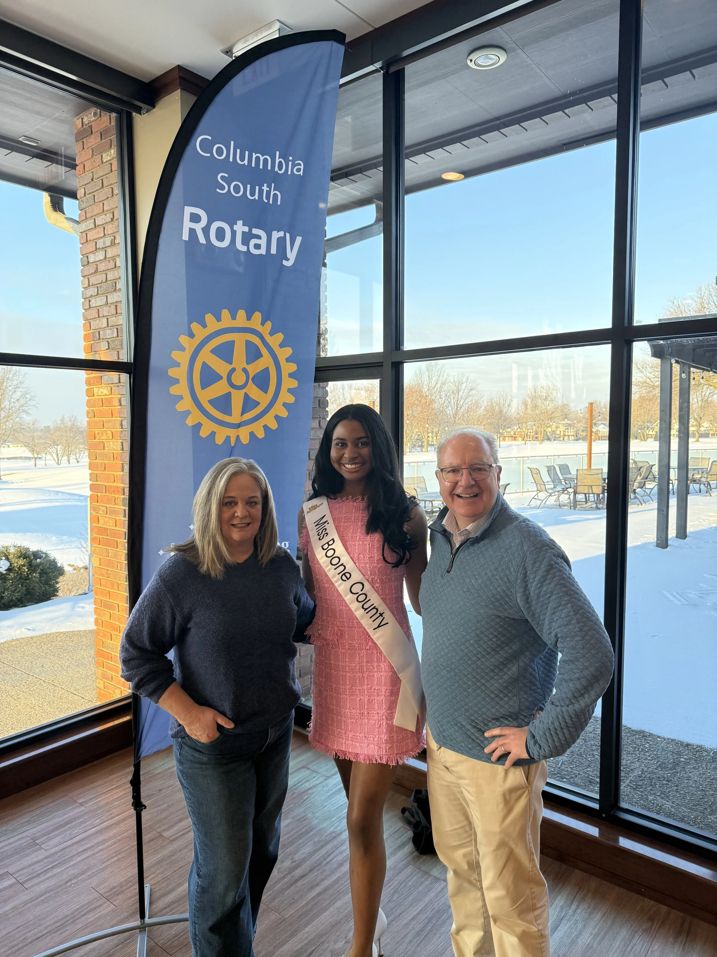 Speaking with the Rotary Club