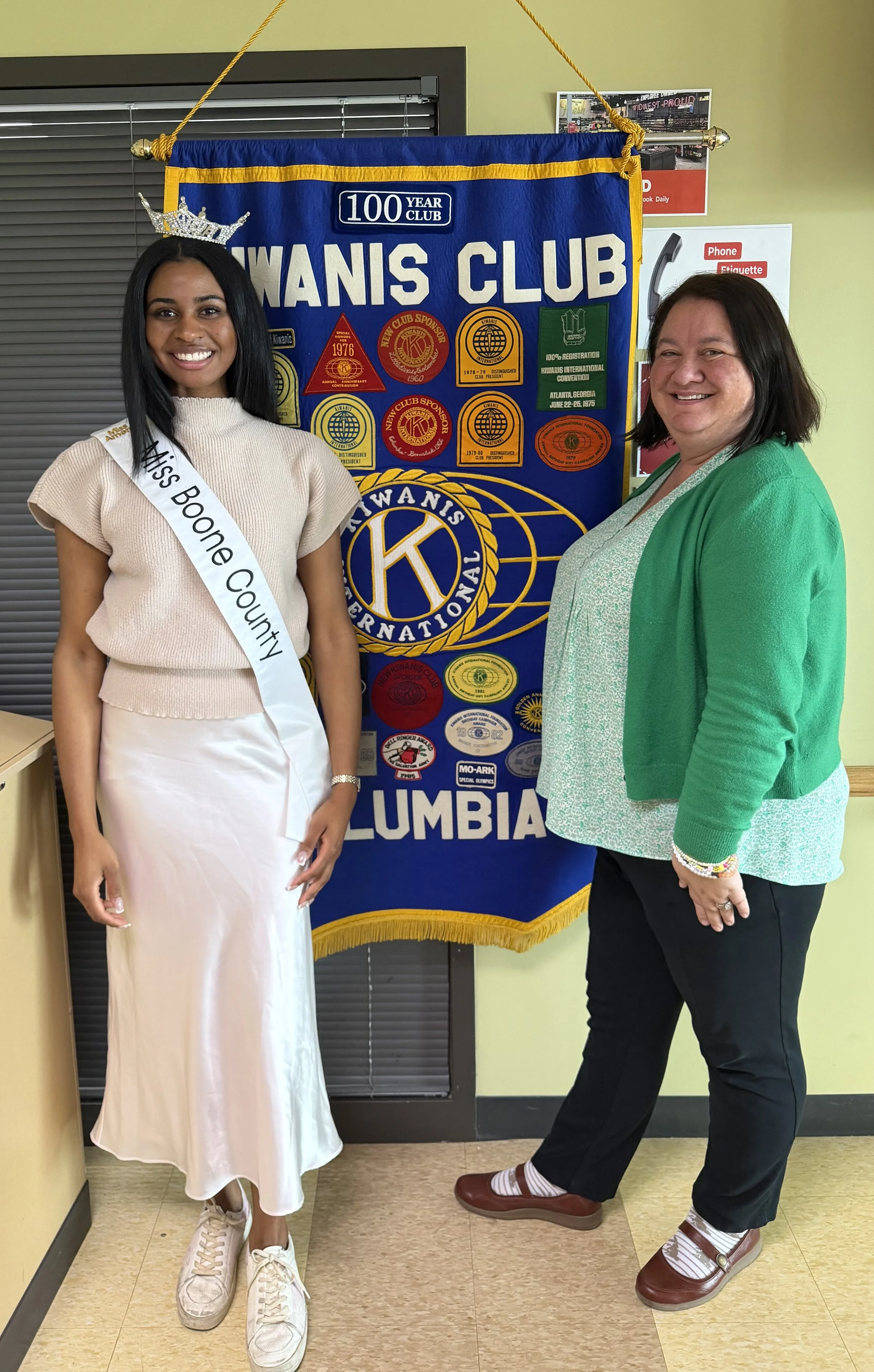 Speaking at Kiwanis Club