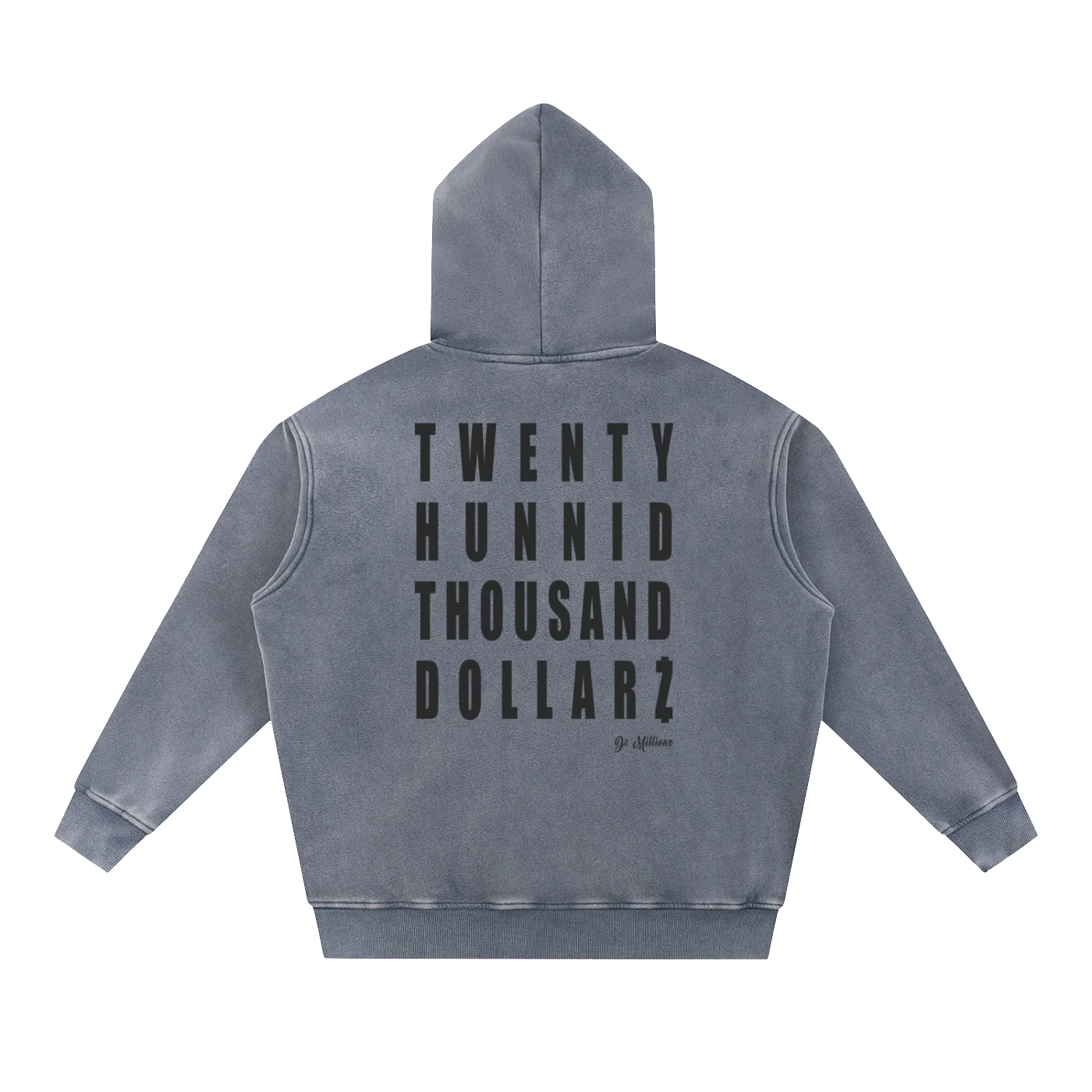 SNOW WASH "THTD" HOODIE