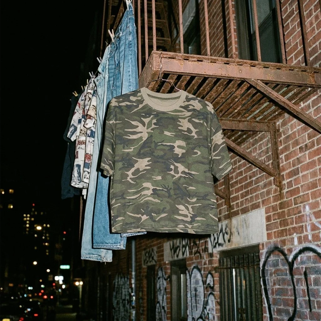 CAMO BOXY SHIRT