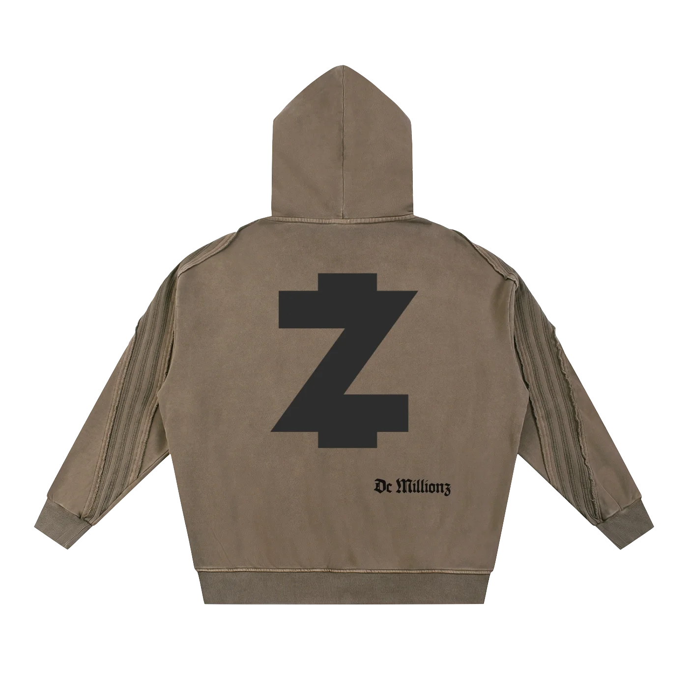 TAPE HOODIE ZIP-UP KHAKIB.webp