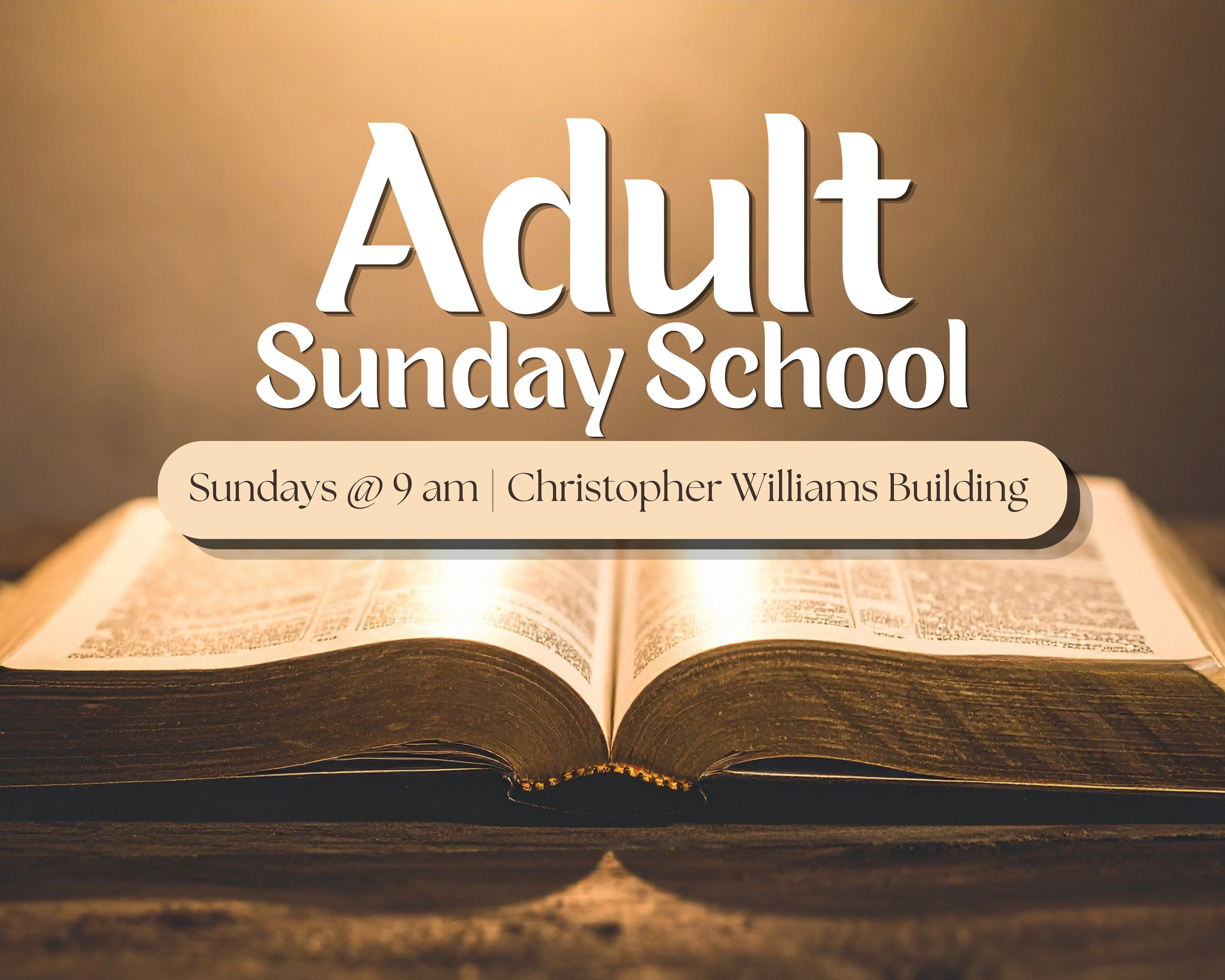Adult Sunday School