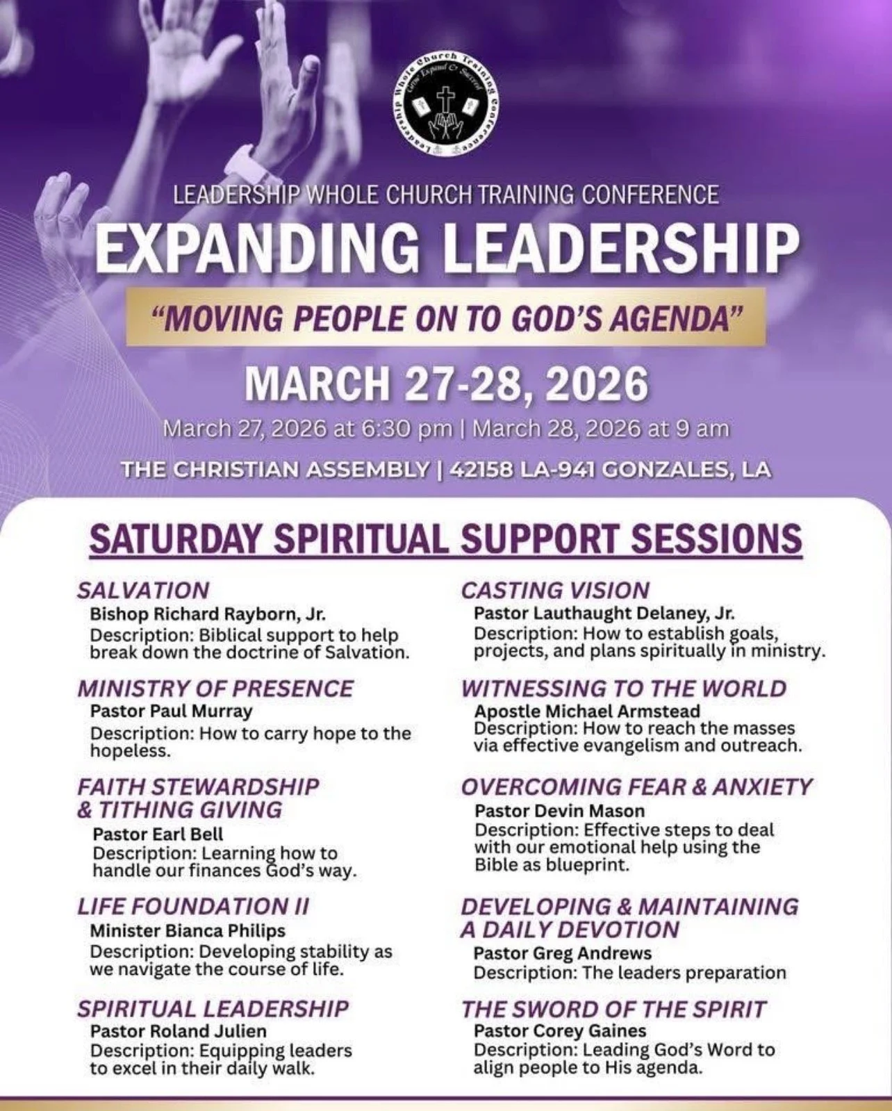 Whole Church Leadership Training Conference