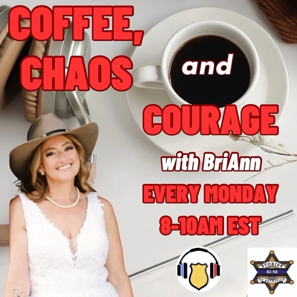 Catch @girl_inthe_yellowdress today on @thethinlinerockstation whipping up some strong coffee, massive chaos and as always-courage.
You&rsquo;ll get to hear some funny stories and learn a little about my beautiful wife -BriAnn.
You can download the a