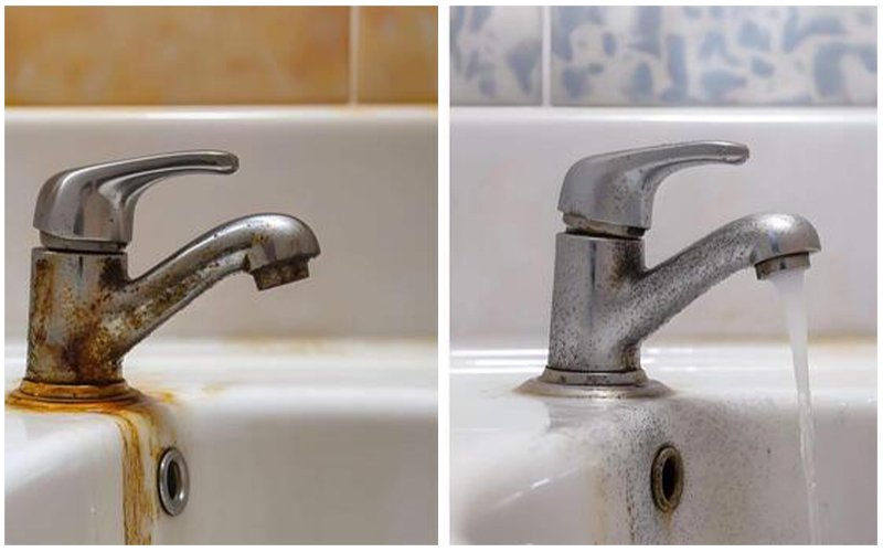 cleaning before and after