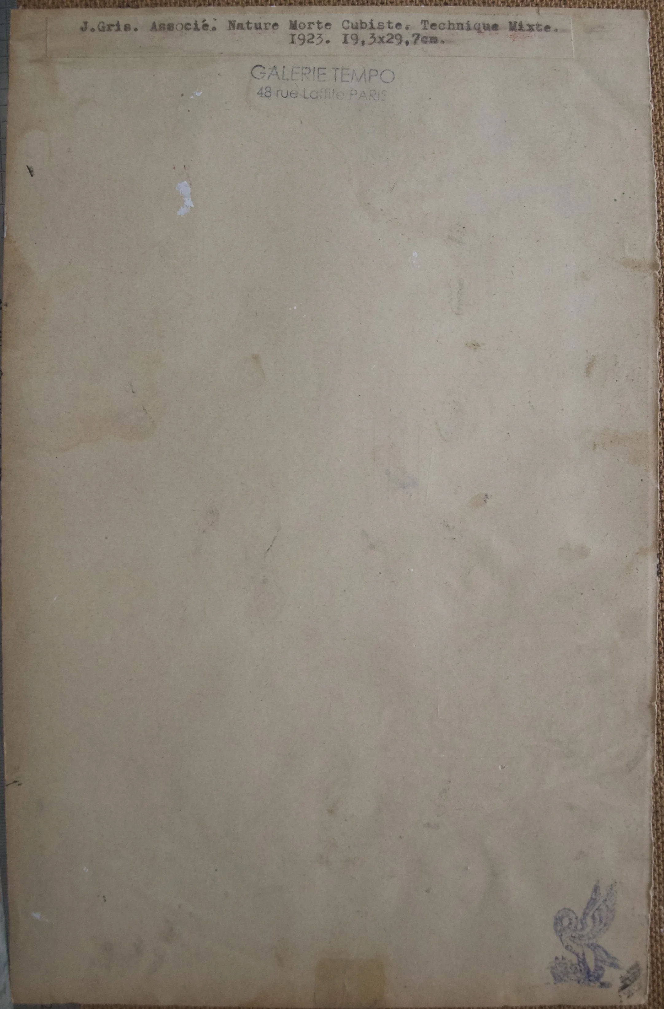 JUAN GRIS CommuniquéL