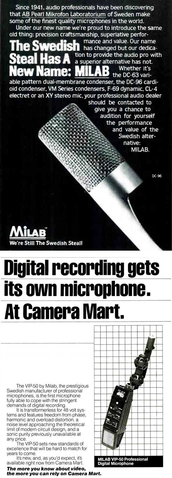 Milab Ads 1980