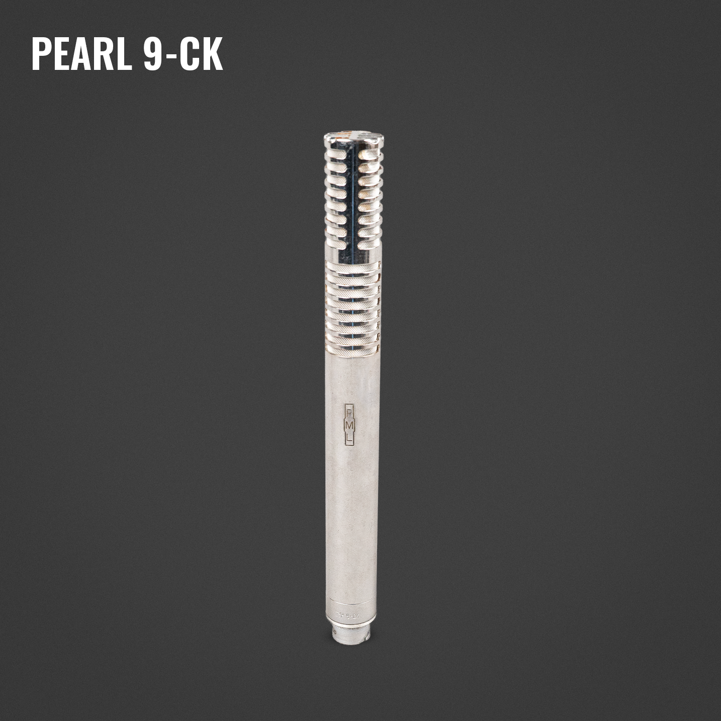 A close-up photo of a Pearl 9-CK motorcycle valve, showing a cylindrical metallic shape with a ribbed shaft and precision-machined parts, set against a dark background.