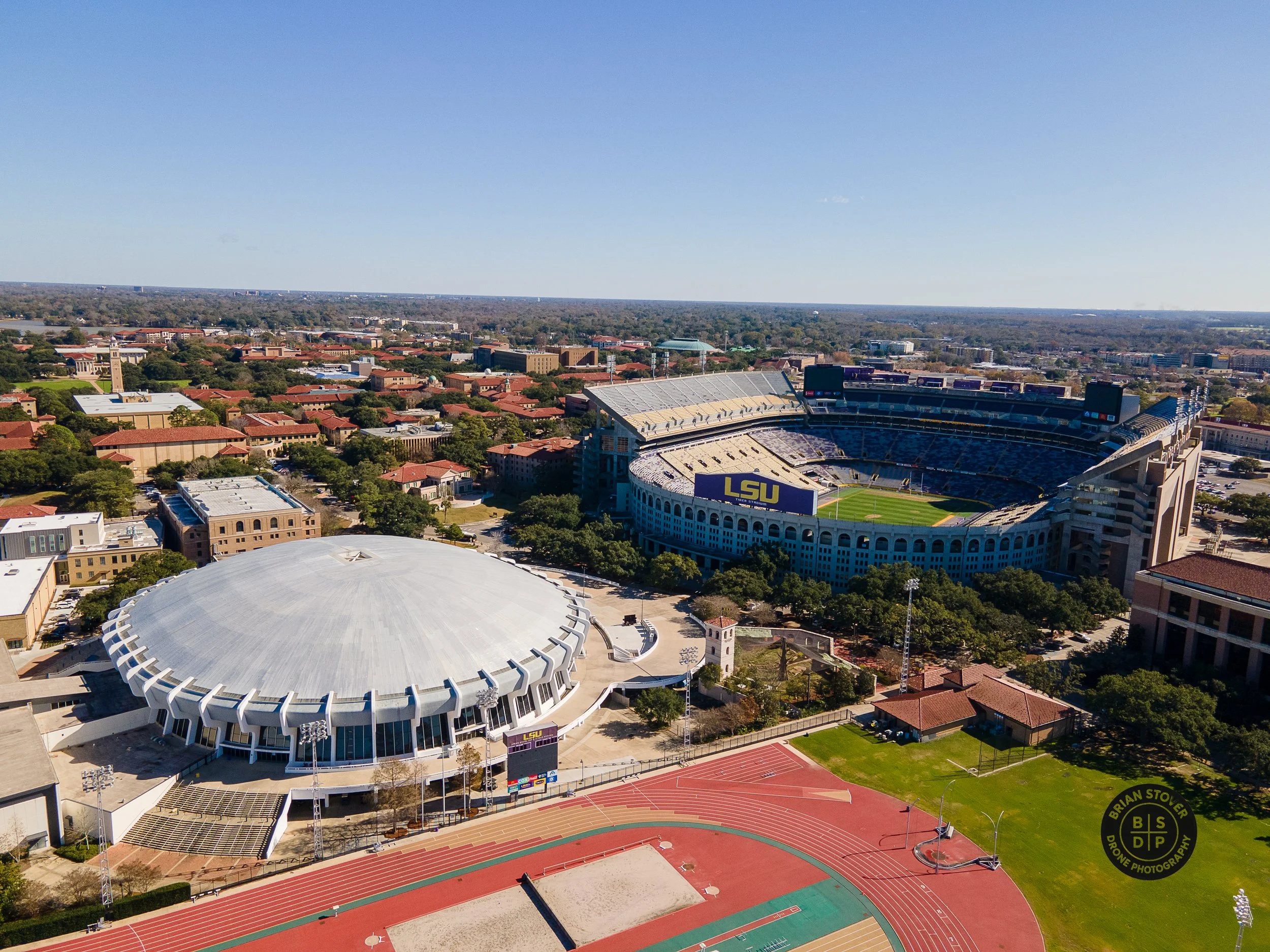 Pete Maravich Assembly Center and Tiger Stadium, Baton Rouge, LA, January 2024