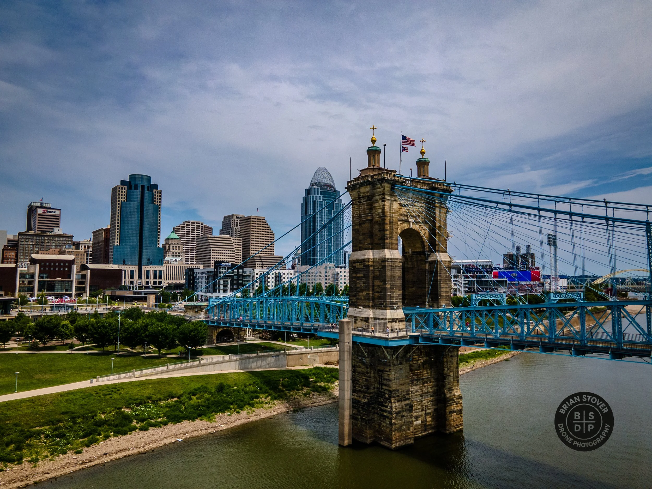 John A. Roebling Bridge, Cincinnati, OH, July 2022