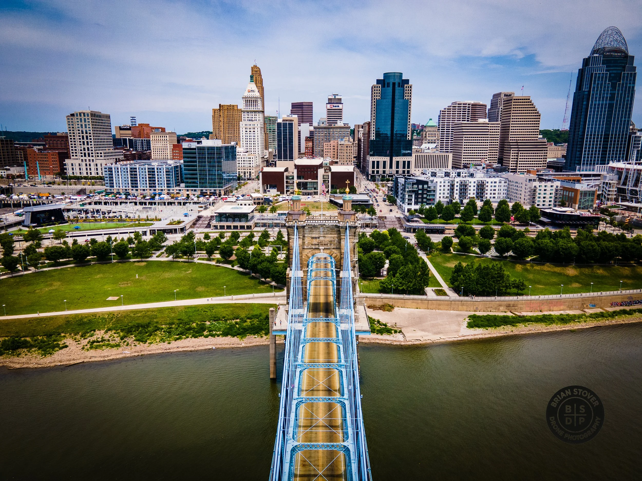 John A. Roebling Bridge, Cincinnati, OH, July 2022