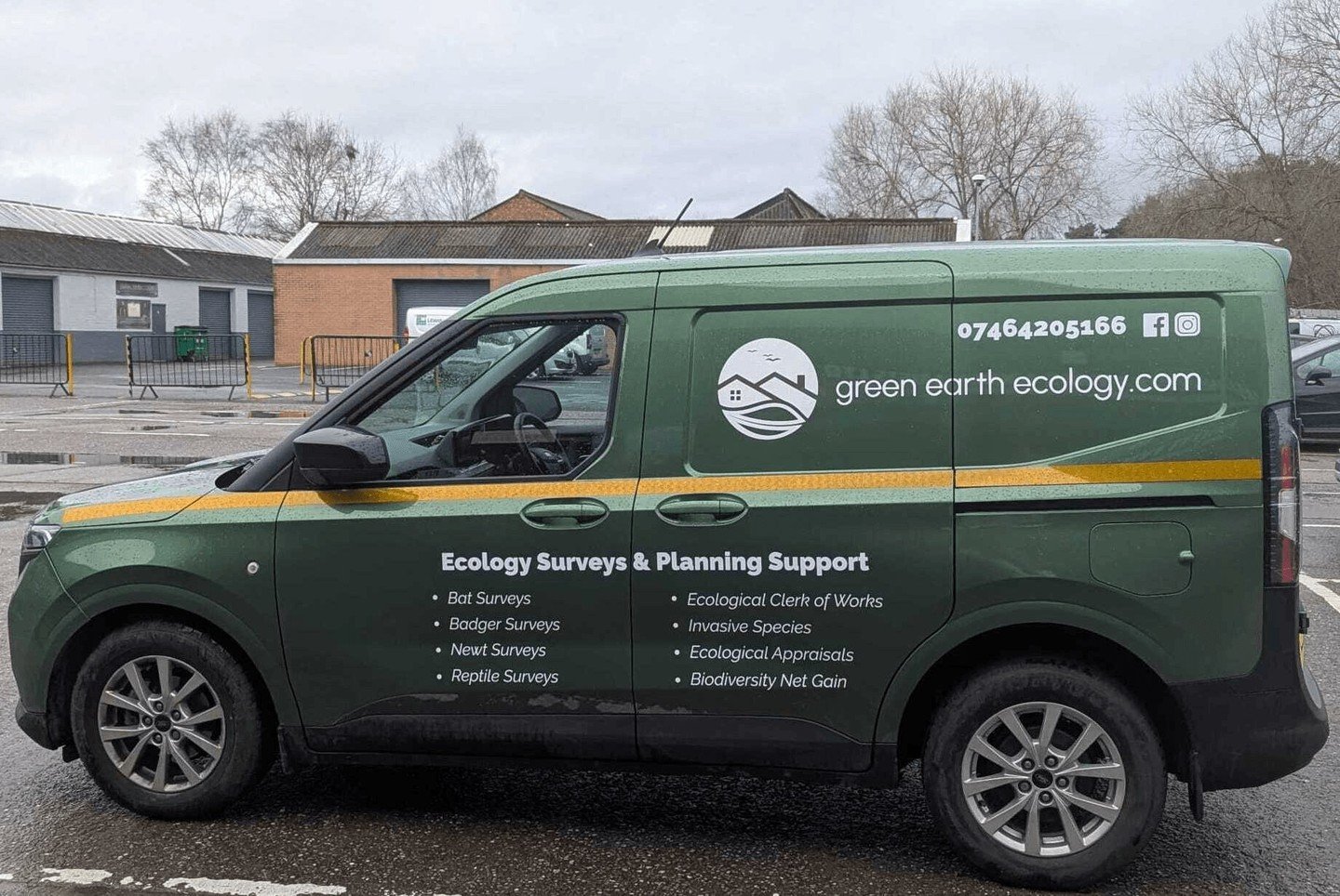The Green Earth Ecology van has had a makeover with some of our services listed on the sides 💚 🚐 If we can be of help, get in touch 🤙
