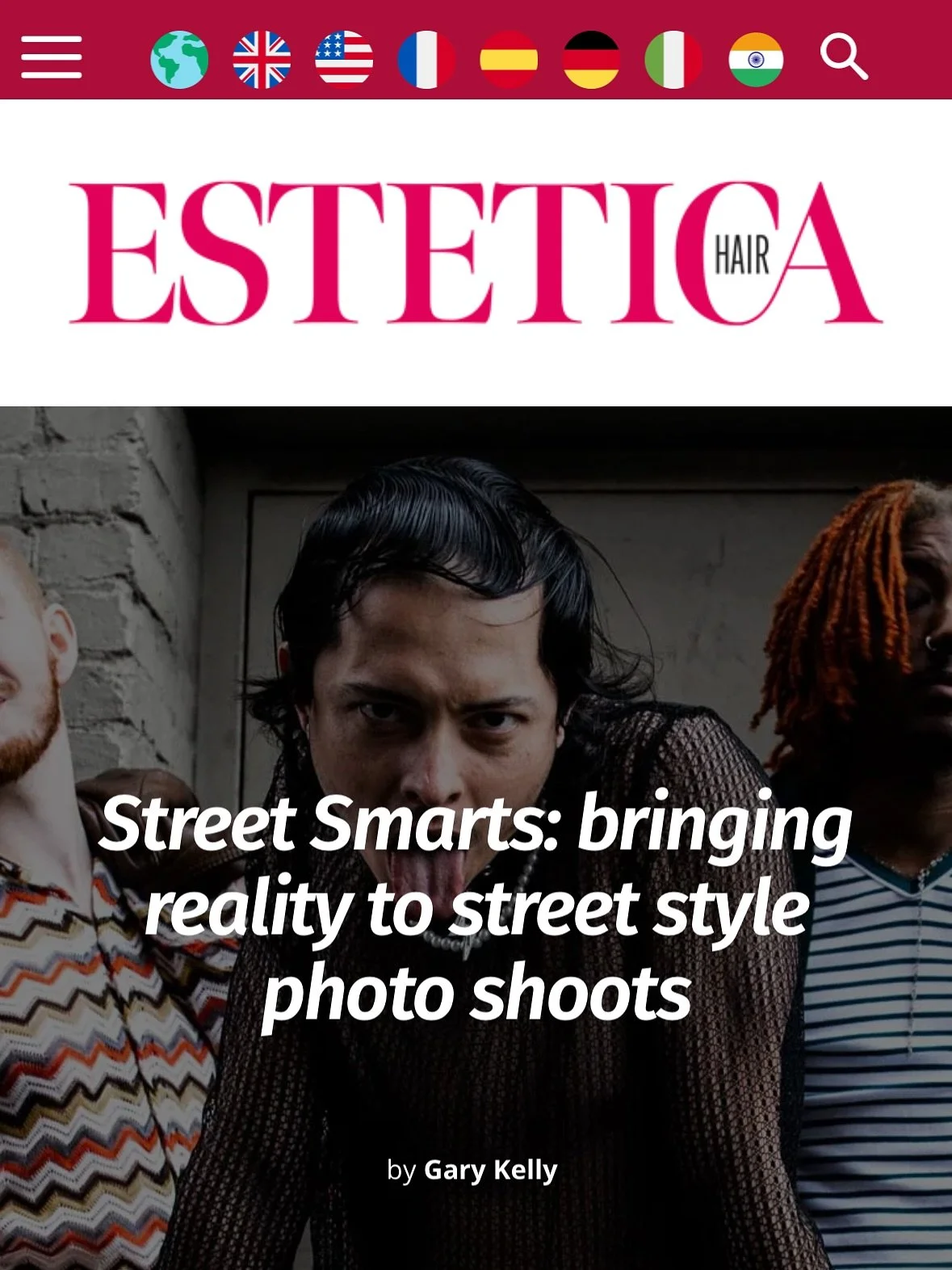 From the archives. 2023 Feature in @esteticamagazine : Creative Director Annie MacArthur expounded on the concept of the Street Style 2023 collection. &ldquo;Streetwear today is easily worn by men, women, non-binary people and humans in general. The 