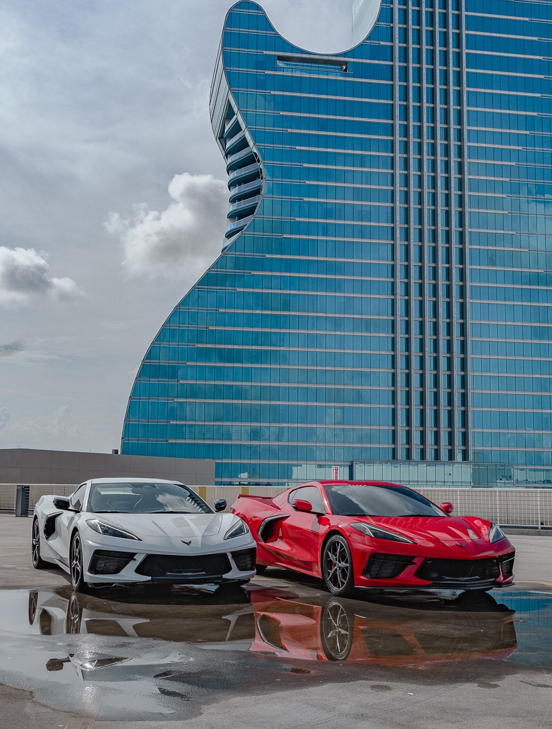 Two Chevrolet Corvette C8 exotic car rentals in Miami South Florida – Corvette C8 1LT and Corvette C8 2LT available from Vice Exotic Rentals