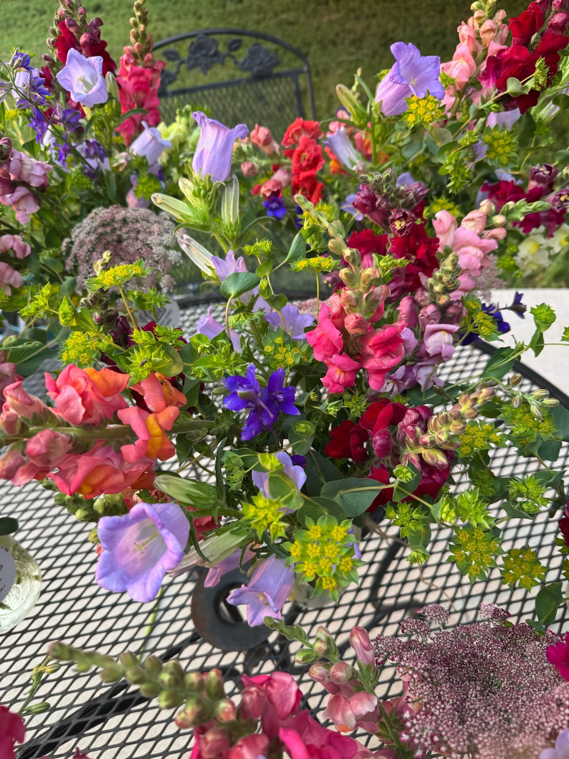 Mason Jar Fresh Flower Bouquet