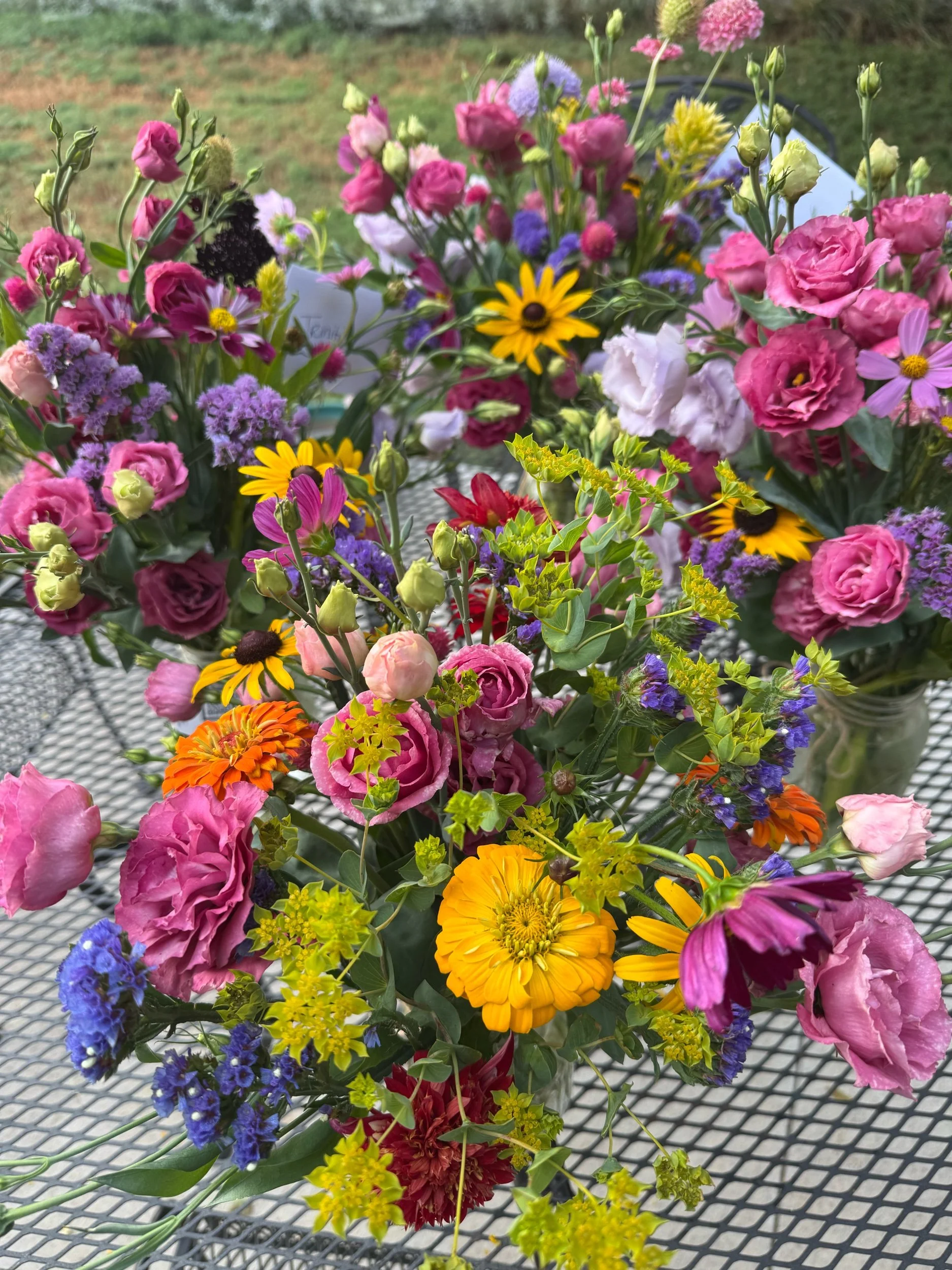 Mason Jar Fresh Flower Bouquet
