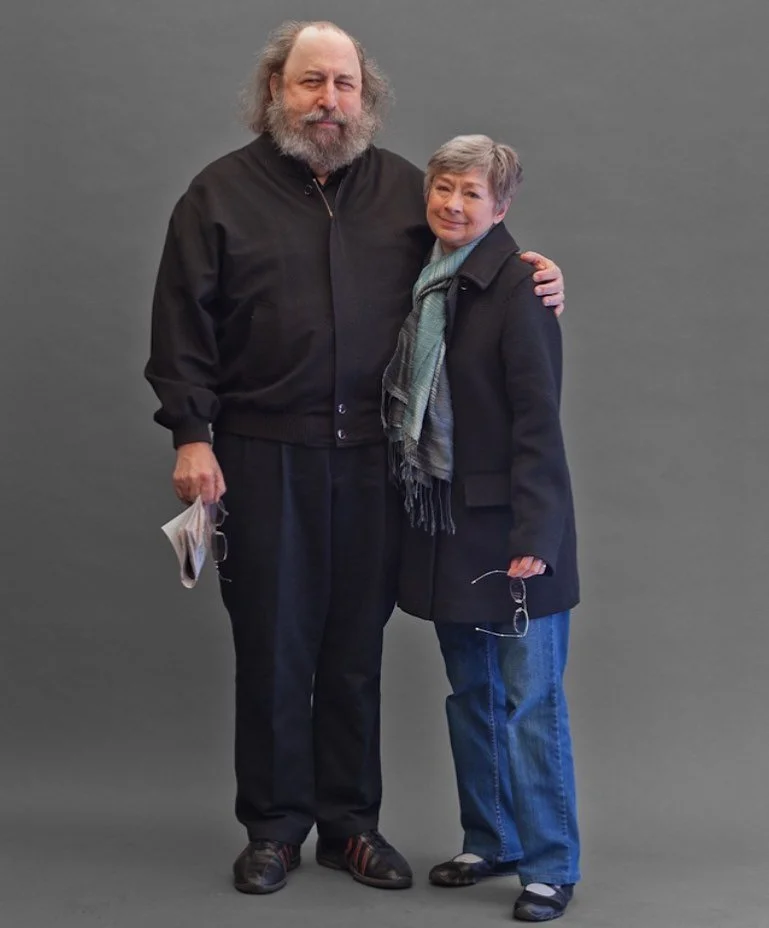 Jerry and Jean. Gold Coast, Chicago. Photographs showing you the faces and fashion of Chicagoans. We visited 30 neighborhoods with a massive portable studio and gave every participant a free print of themselves on the spot. Directed, photographed, an