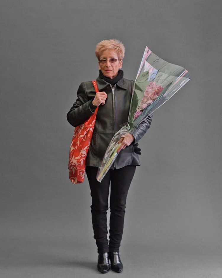 No name given. Gold Coast, Chicago. Photographs showing you the faces and fashion of Chicagoans. We visited 30 neighborhoods with a massive portable studio and gave every participant a free print of themselves on the spot. Directed, photographed, and