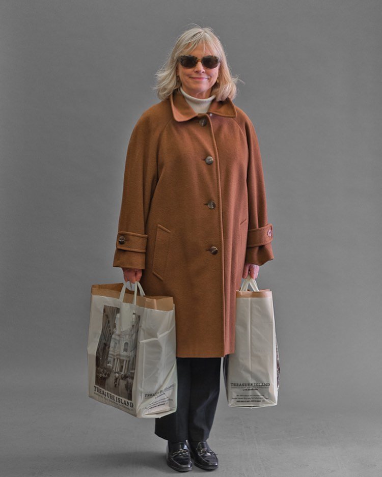 Phyllis. Gold Coast, Chicago. Photographs showing you the faces and fashion of Chicagoans. We visited 30 neighborhoods with a massive portable studio and gave every participant a free print of themselves on the spot. Directed, photographed, and produ