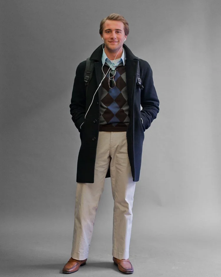 Blaine from the Gold Coast, Chicago.
.
.

Photographs showing you the faces and fashion of Chicagoans. We visited 30 neighborhoods with a massive portable studio and gave every participant a free print of themselves on the spot. Directed, photographe