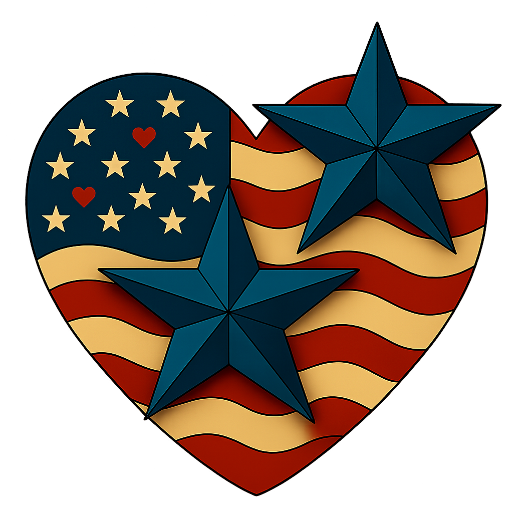 Flag and 2 blue stars V16.png