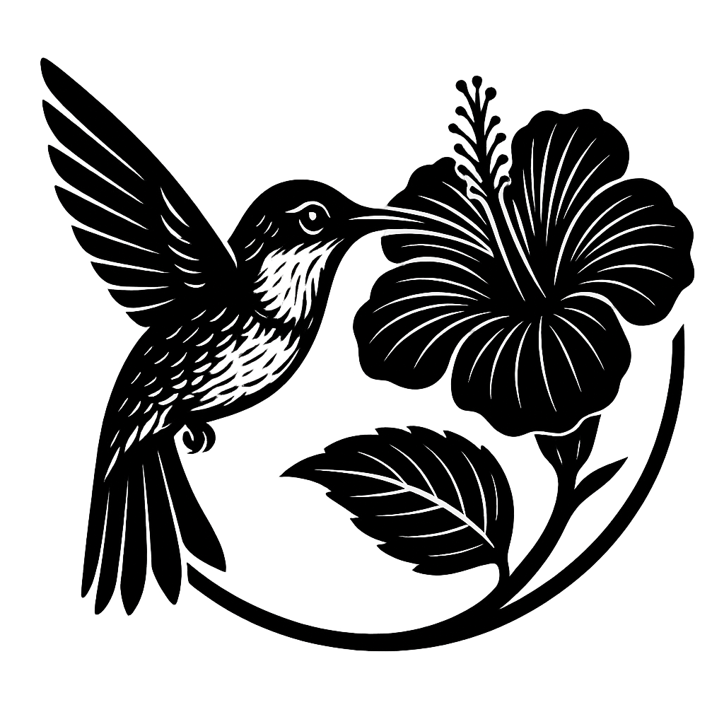 hummingbird flower circle v07.png