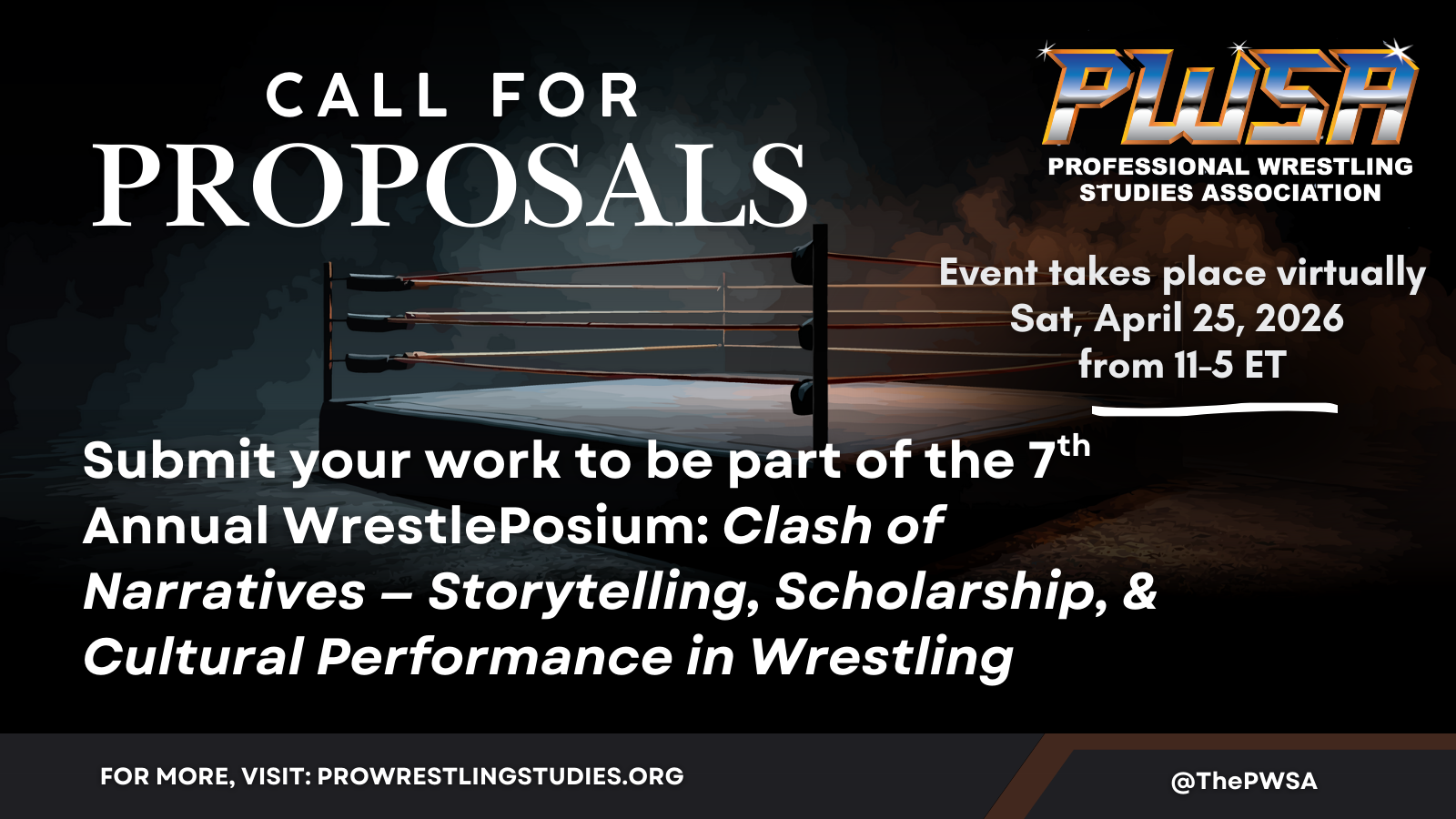WrestlePosium Call For Proposals! 