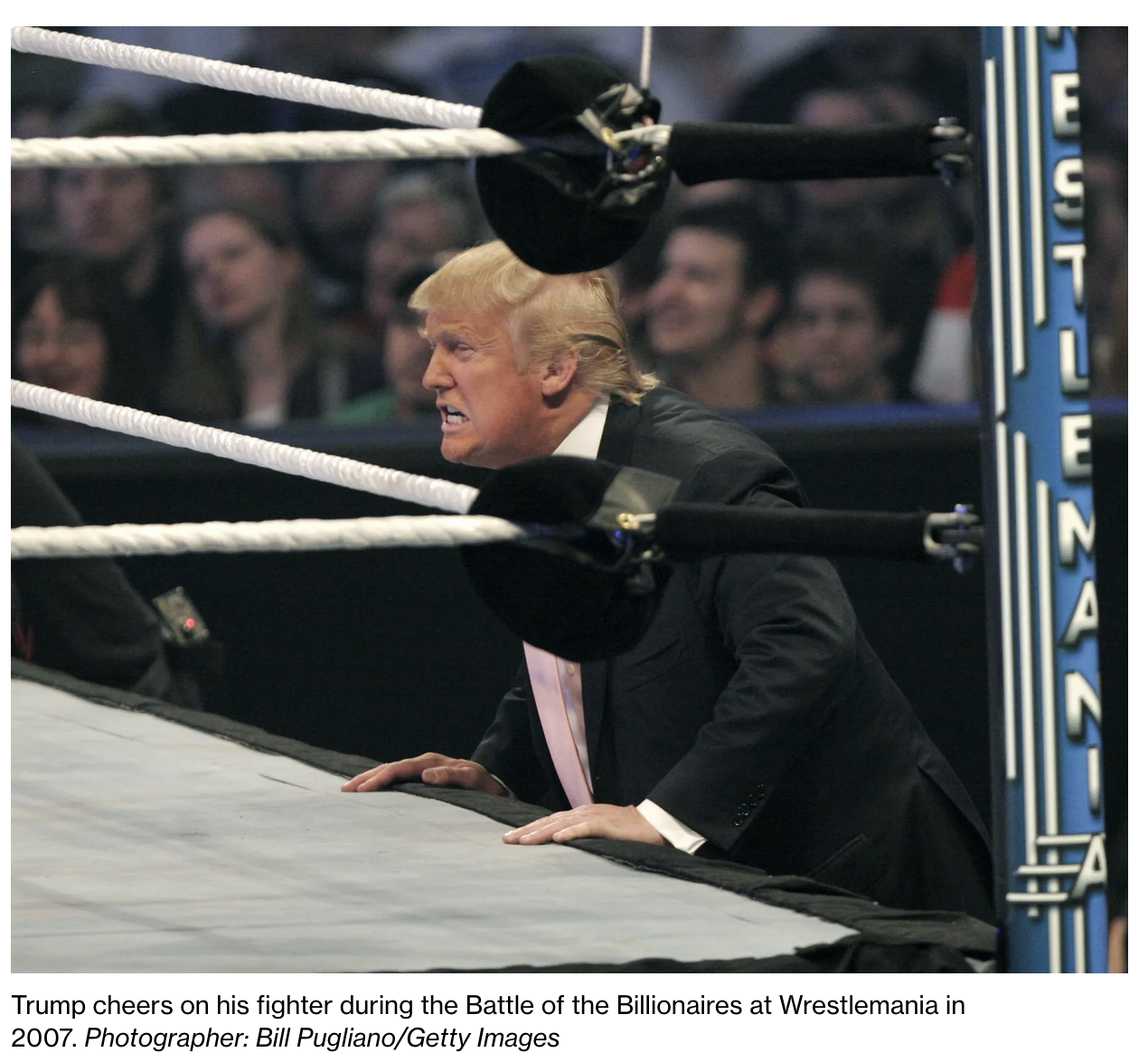 PWSA's WrestlePosium Keynote Inspires Bloomberg Feature on Trump Rhetoric and Pro Wrestling 