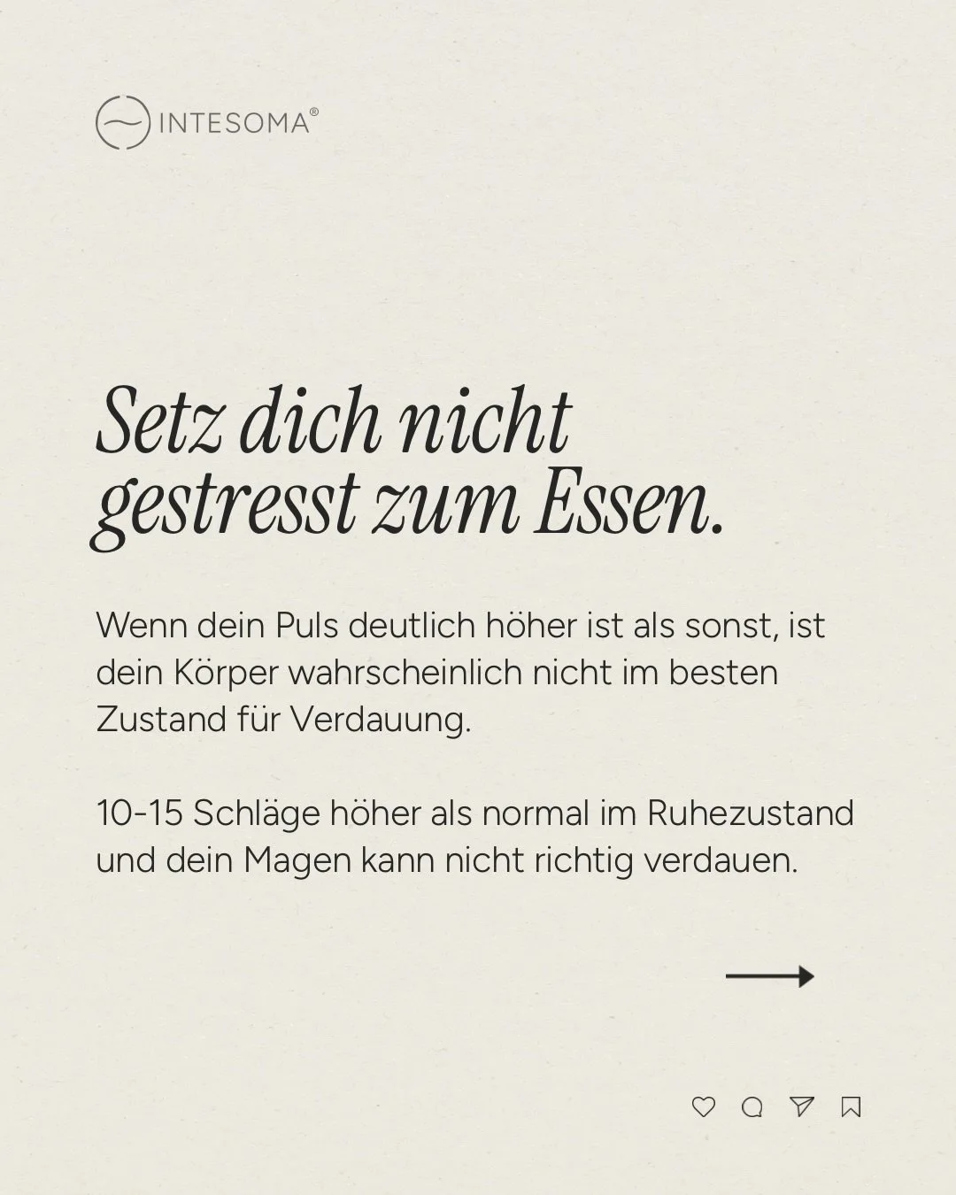 Du bist nicht nur, was du isst.⁣
⁣
Du bist auch, in welchem Zustand du isst.⁣
⁣
Viele Menschen optimieren ihre Ern&auml;hrung bis ins kleinste Detail: weniger Gluten, weniger Zucker, mehr Protein, mehr Ballaststoffe, mehr Supplements.⁣
⁣
Aber sie ess