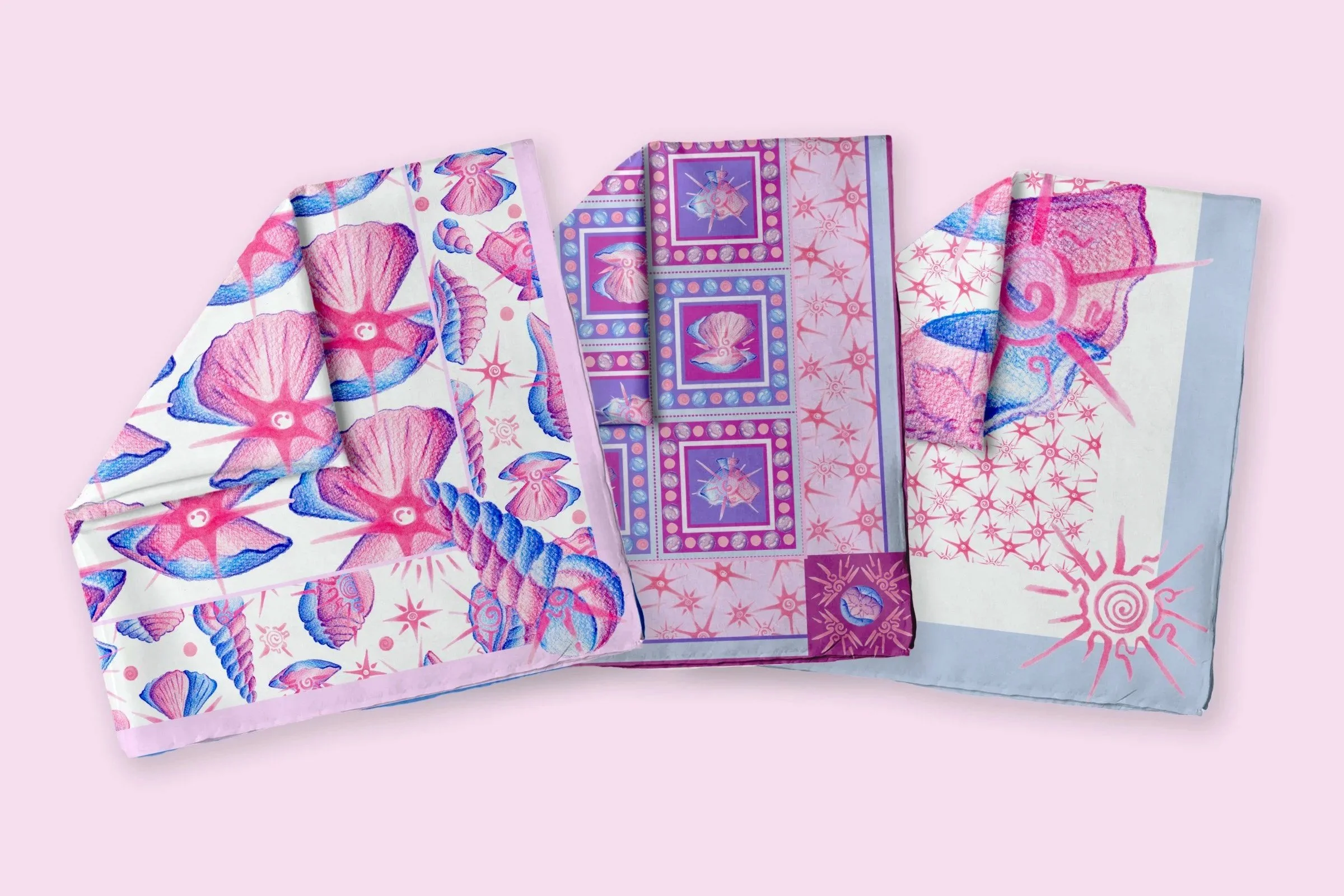 "Starlit Seaside" collection (Ella Perry x Soti Illustration)