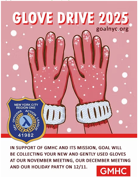 Glove Drive to Benefit Gay Mens Health Crisis (GMHC)