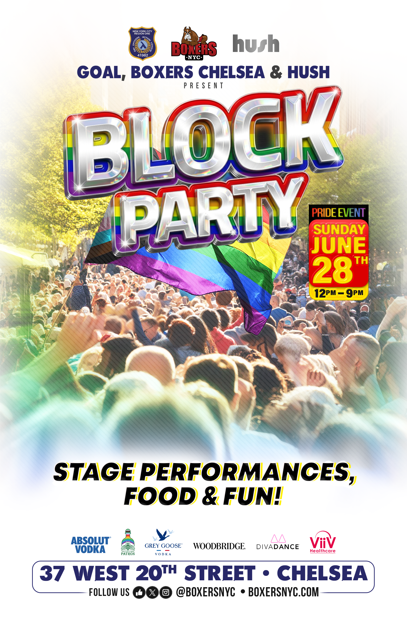 NYC GOAL PRIDE BLOCK PARTY