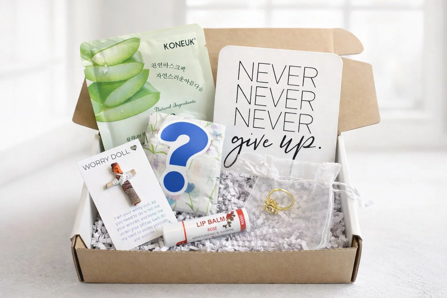 NEVER NEVER NEVER Give Up Gift Box