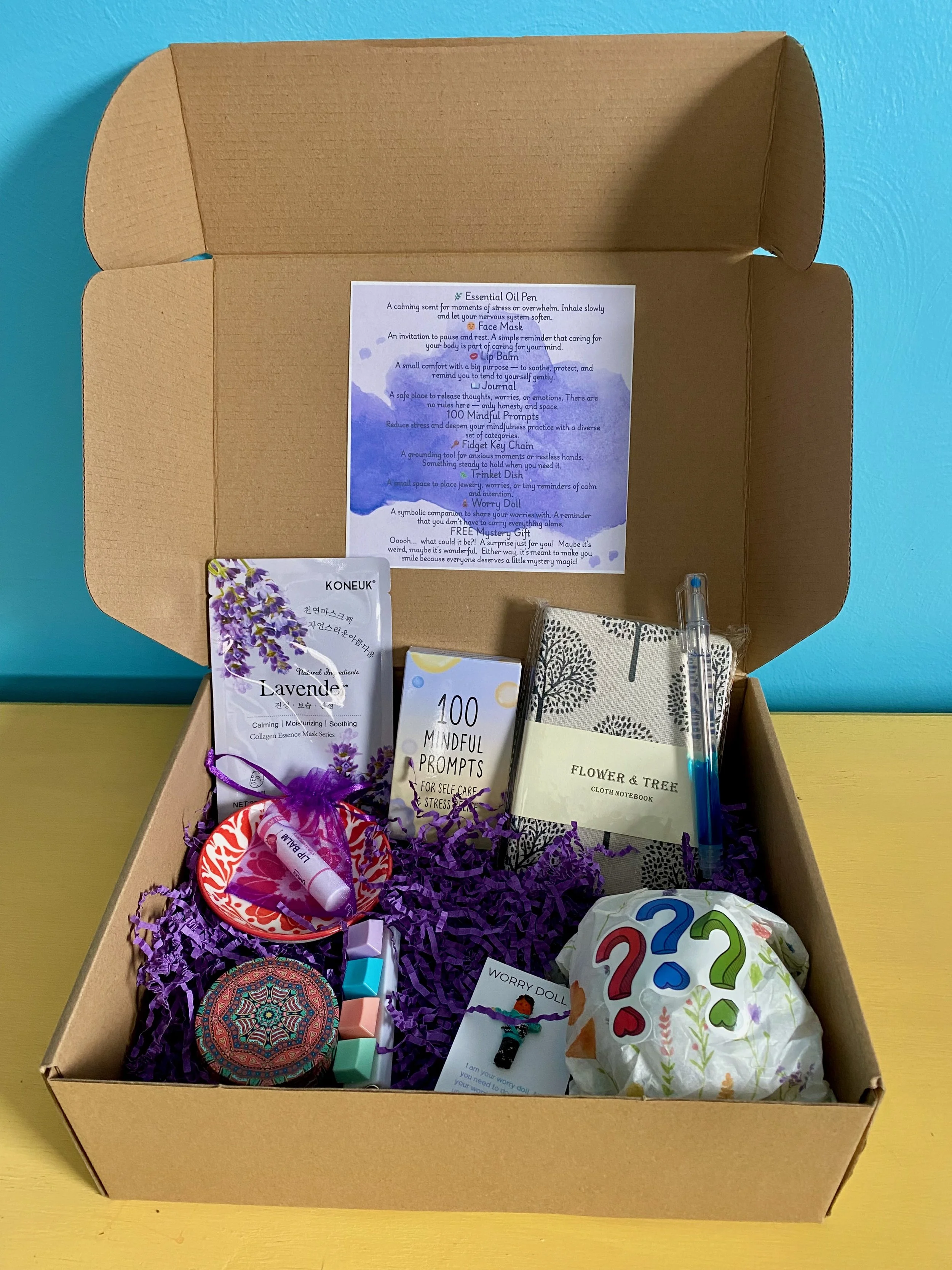 Mental Health Matters Self-Care Box (Self Care Cards)