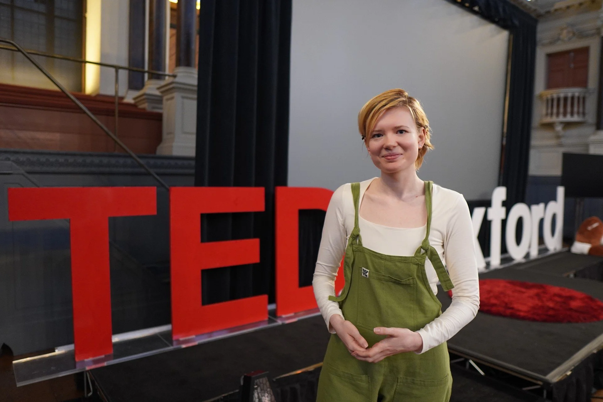 Lucy Grabe-Watson at TEDx Oxford, Sheldonian Theatre, January 2026 
