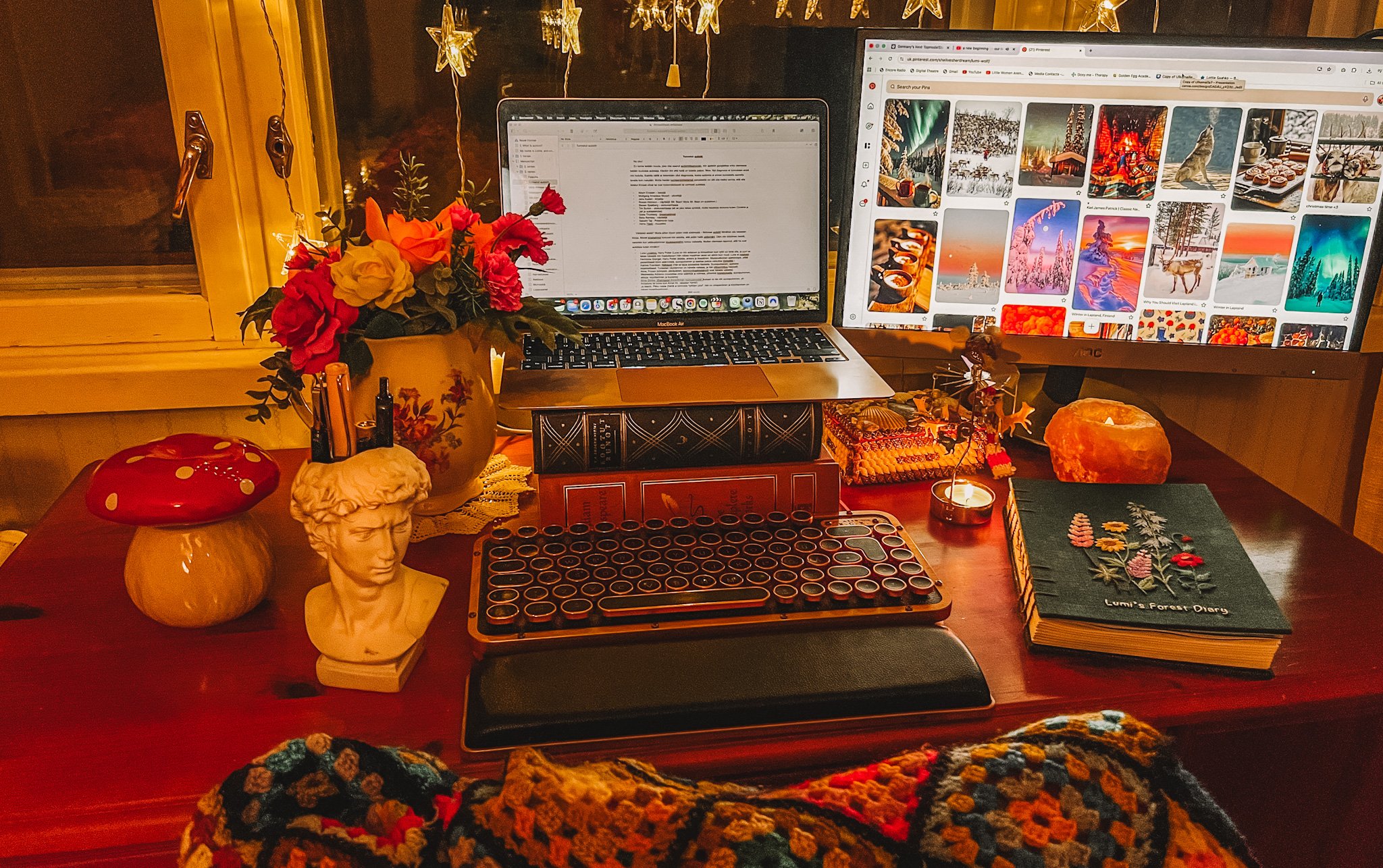 author writing desk