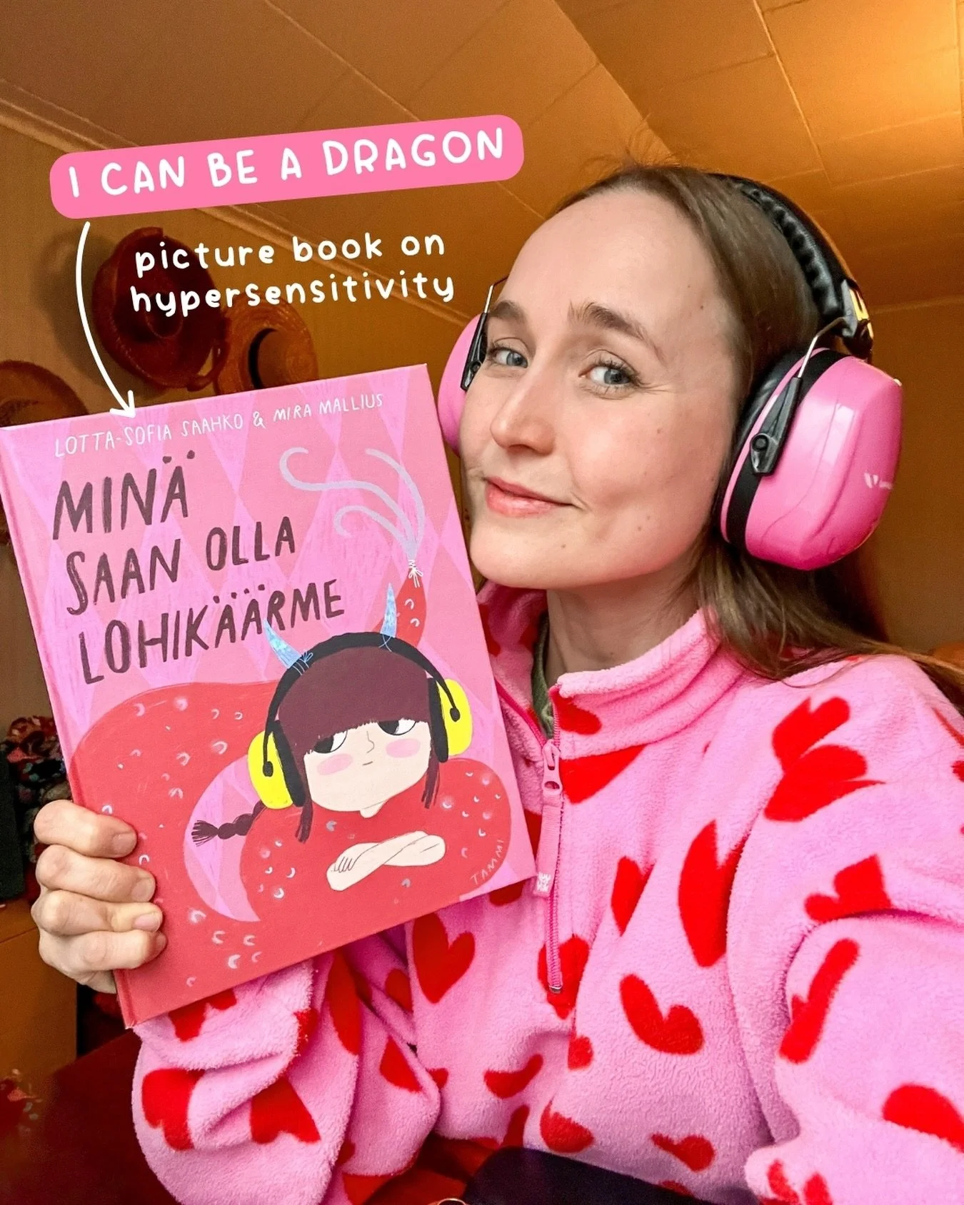 My picture book &ldquo;I Can Be A Dragon&rdquo; was published in 🇫🇮 a few days ago. It tells the story of hypersensitive Luna, who struggles with the noise and sudden situations at preschool. But when Luna receives the right kind of support, she ca
