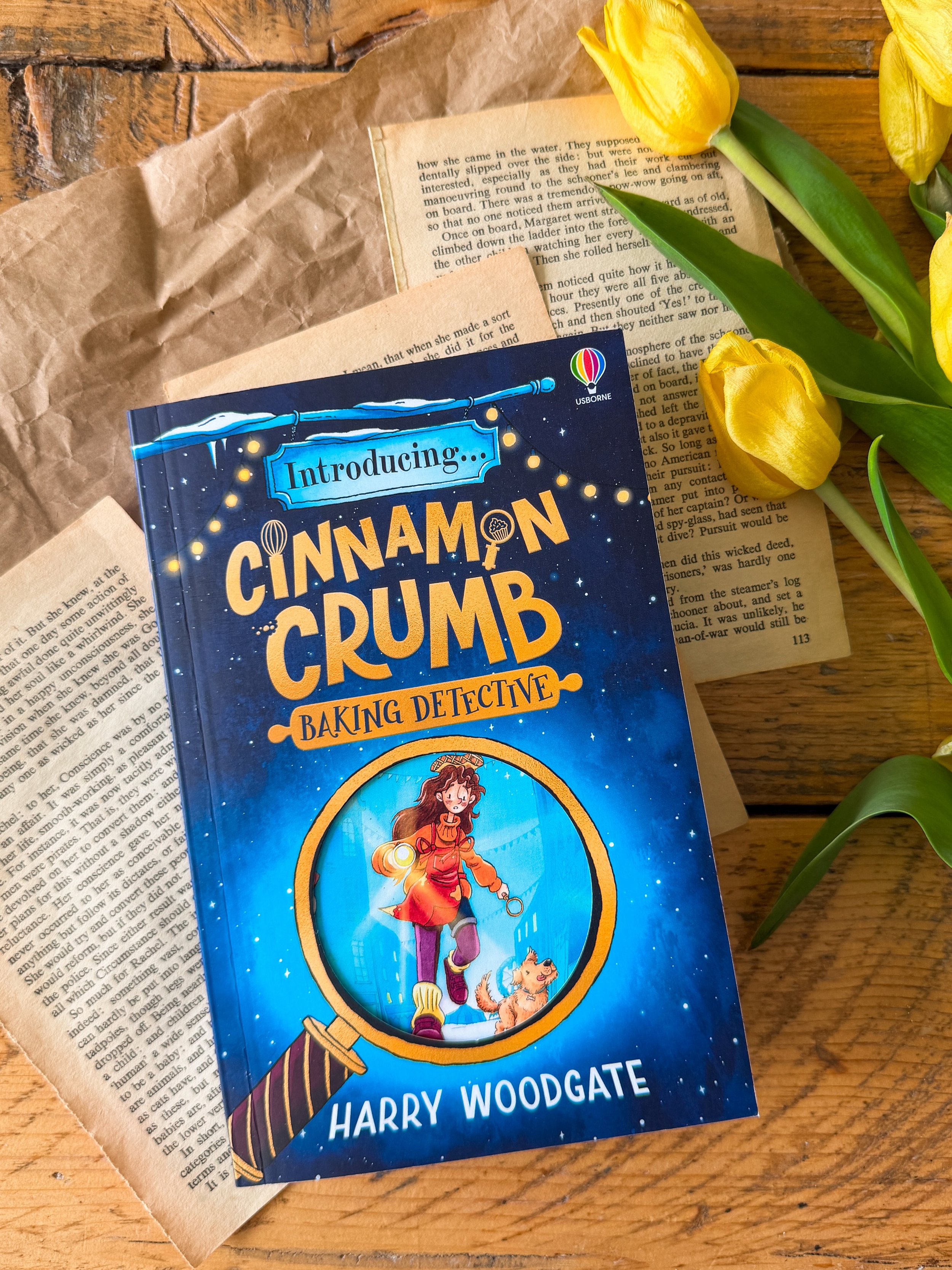 What I&rsquo;m reading this summer: &ldquo;Cinnamon Crumb: Baking Detective &ndash; The Great Cake Caper&rdquo; by @harrywoodgate is about Cinnamon Crumb, a talented young baker who isn&rsquo;t great at baking but discovers she has a knack for solvin