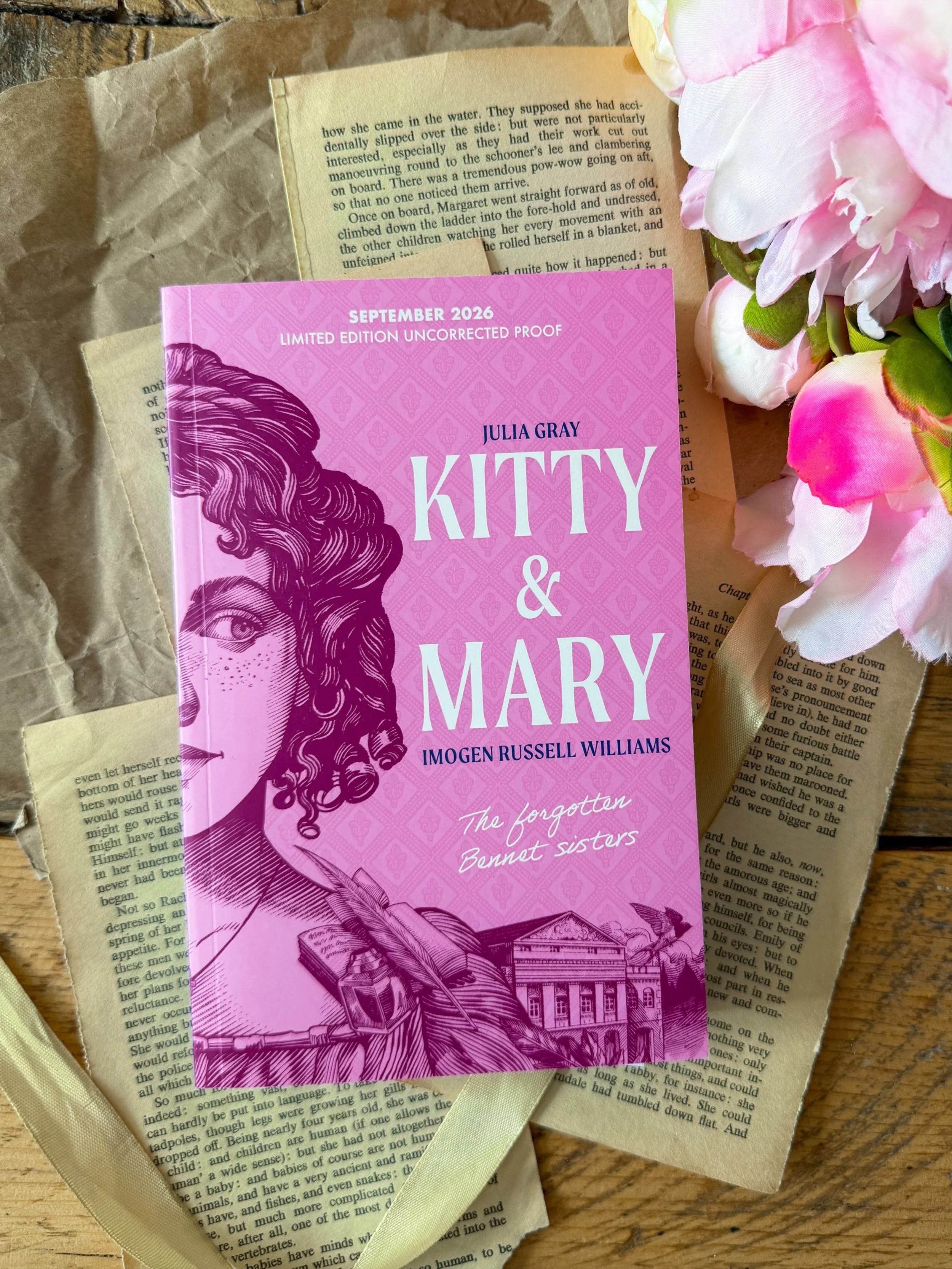 Reading this summer: &ldquo;Kitty &amp; Mary&rdquo; by @thisisjuliagray and @imogenrussellwilliams is the story of the forgotten Bennet sisters as they find their own paths six months after Pride and Prejudice. Mary travels to India in search of inde
