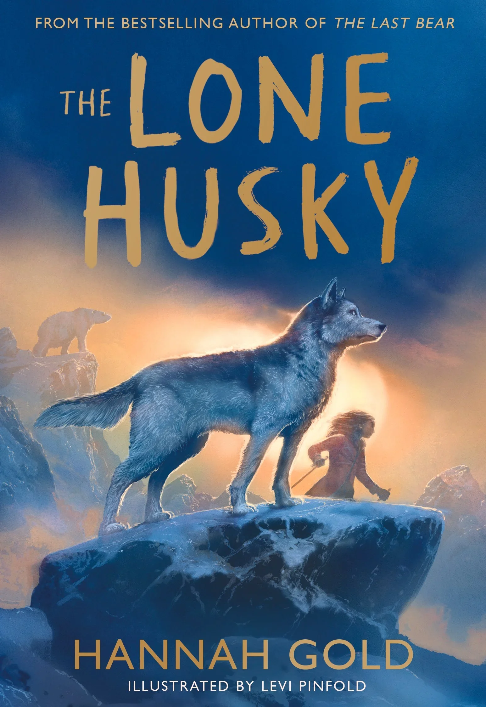 Lone Husky Animal Book