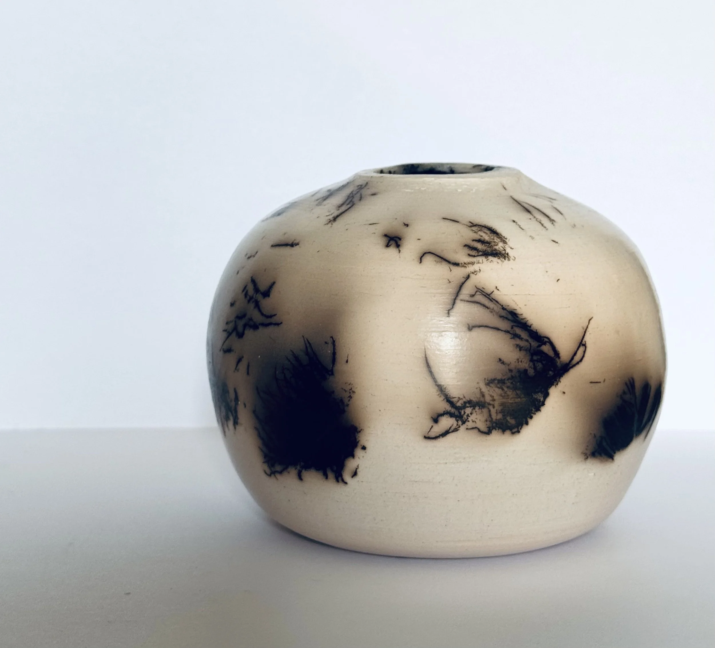 Raku moon jar. 2025.