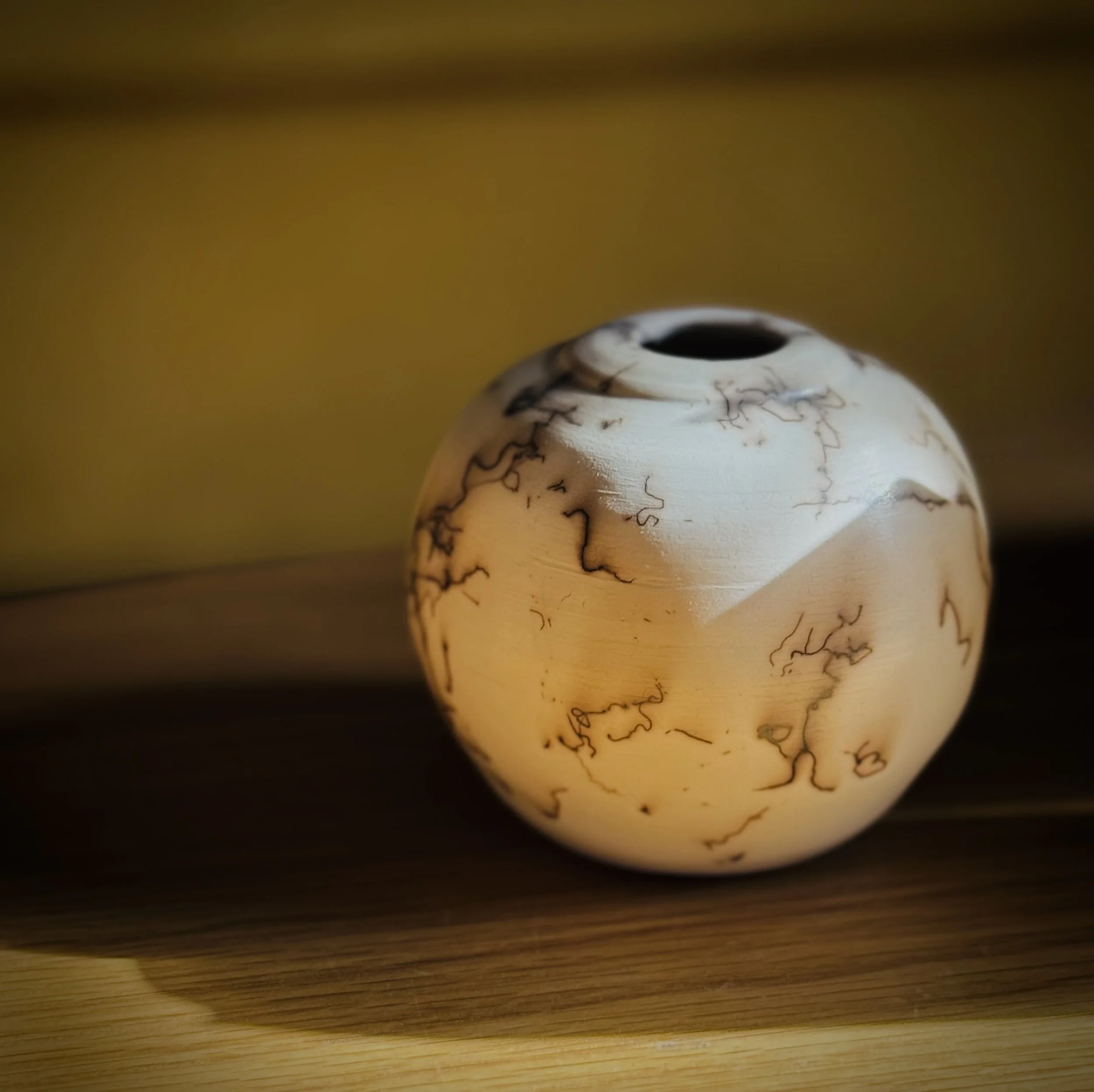 Raku moon jar. 2025.