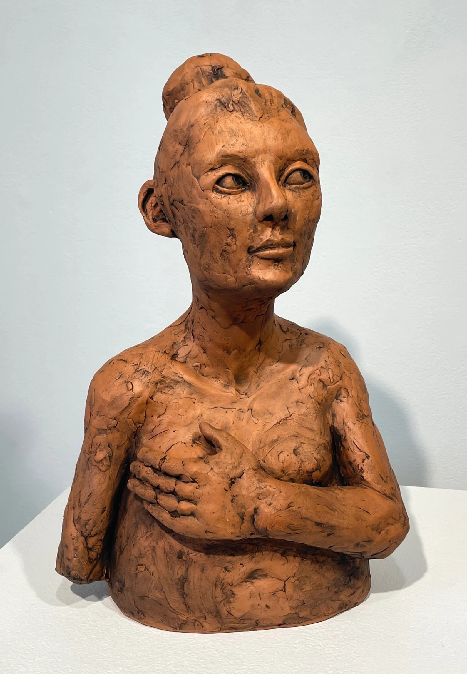 Touching.

2025. Red earthenware. 9.5”x16”x6.5”.