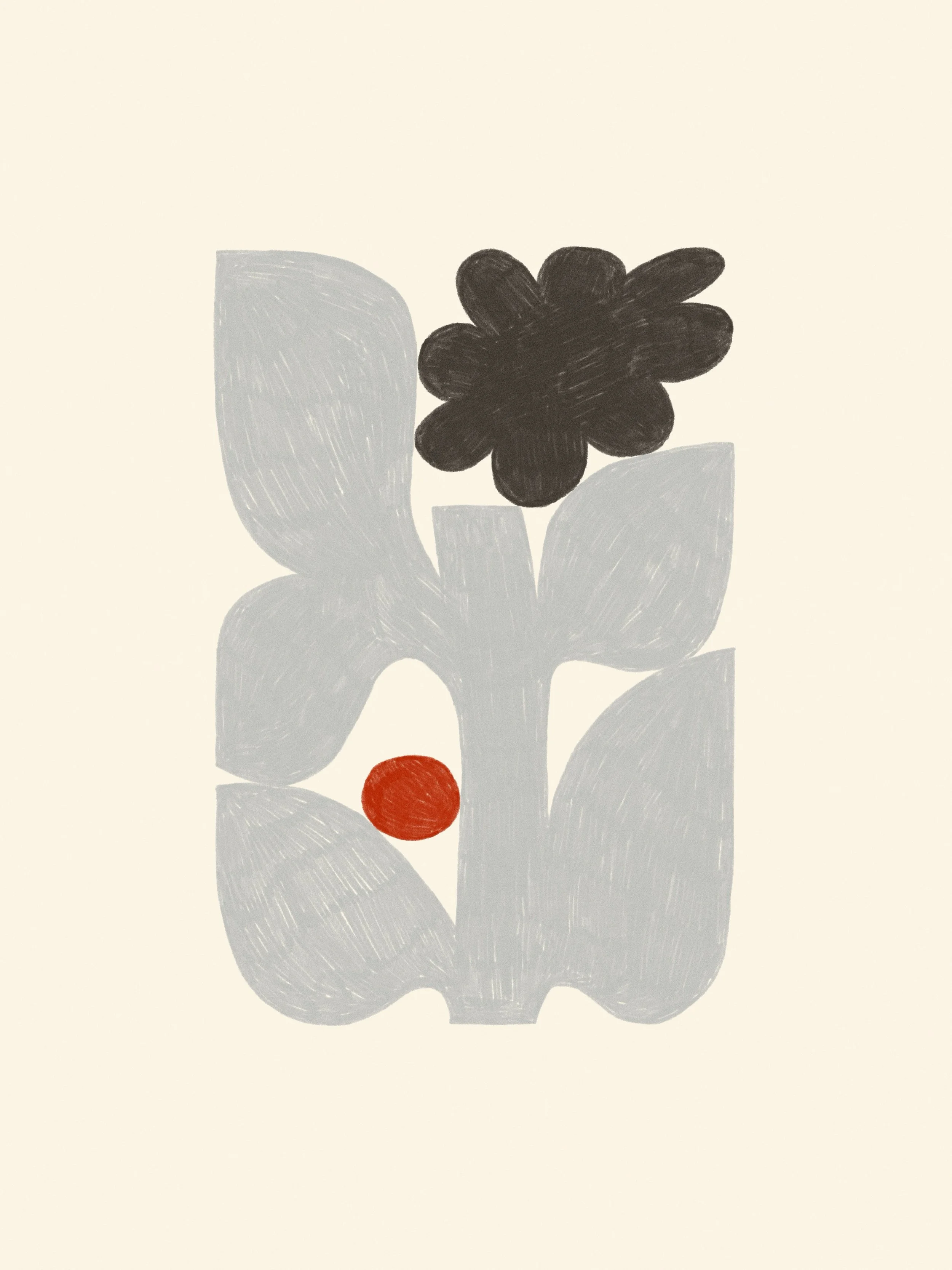 3 flowers, 4 colours