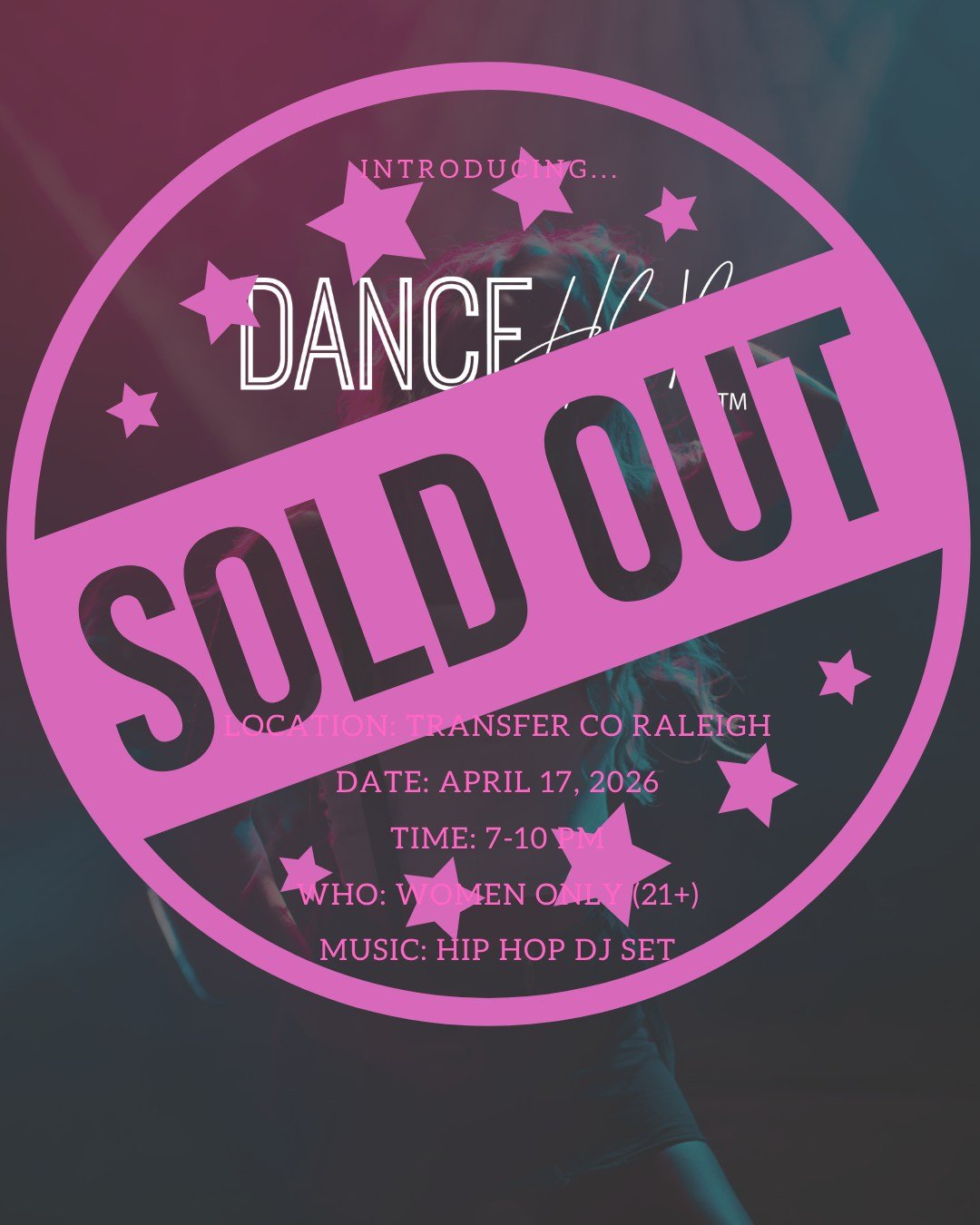 SOLD OUT! 🪩🪩🪩
200 women are ready to dance like they used to and sleep like they want to. If you've already gotten your ticket, see you on the dance floor! If you're missing this one, follow us to be the first to hear about our next dance party 💃