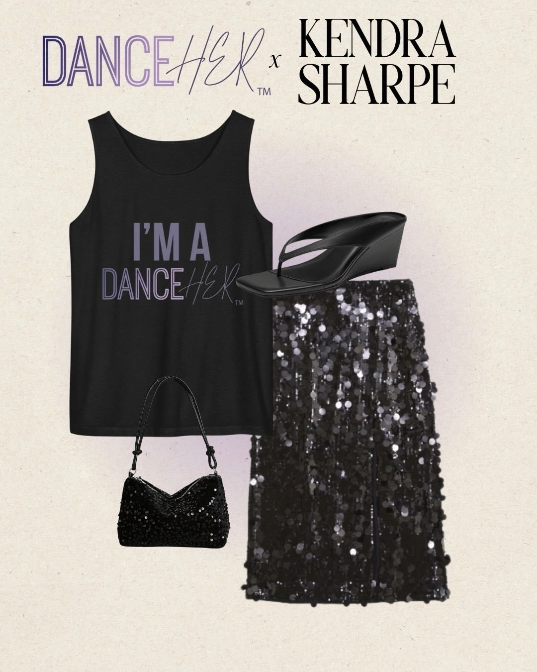 DanceHer x Kendra Sharpe collab featuring some sweet DanceHer swag ✨

Which is your fave outfit?