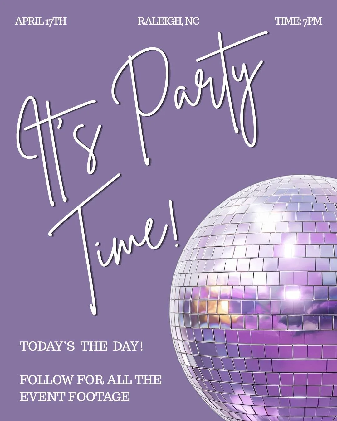 Today's the day! Will be posting all the event footage here so stay tuned 📸