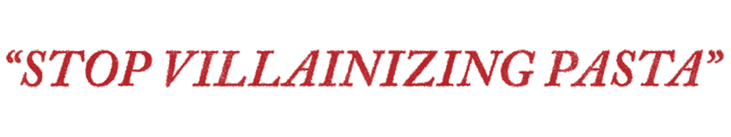 Stop Villainizing Pasta